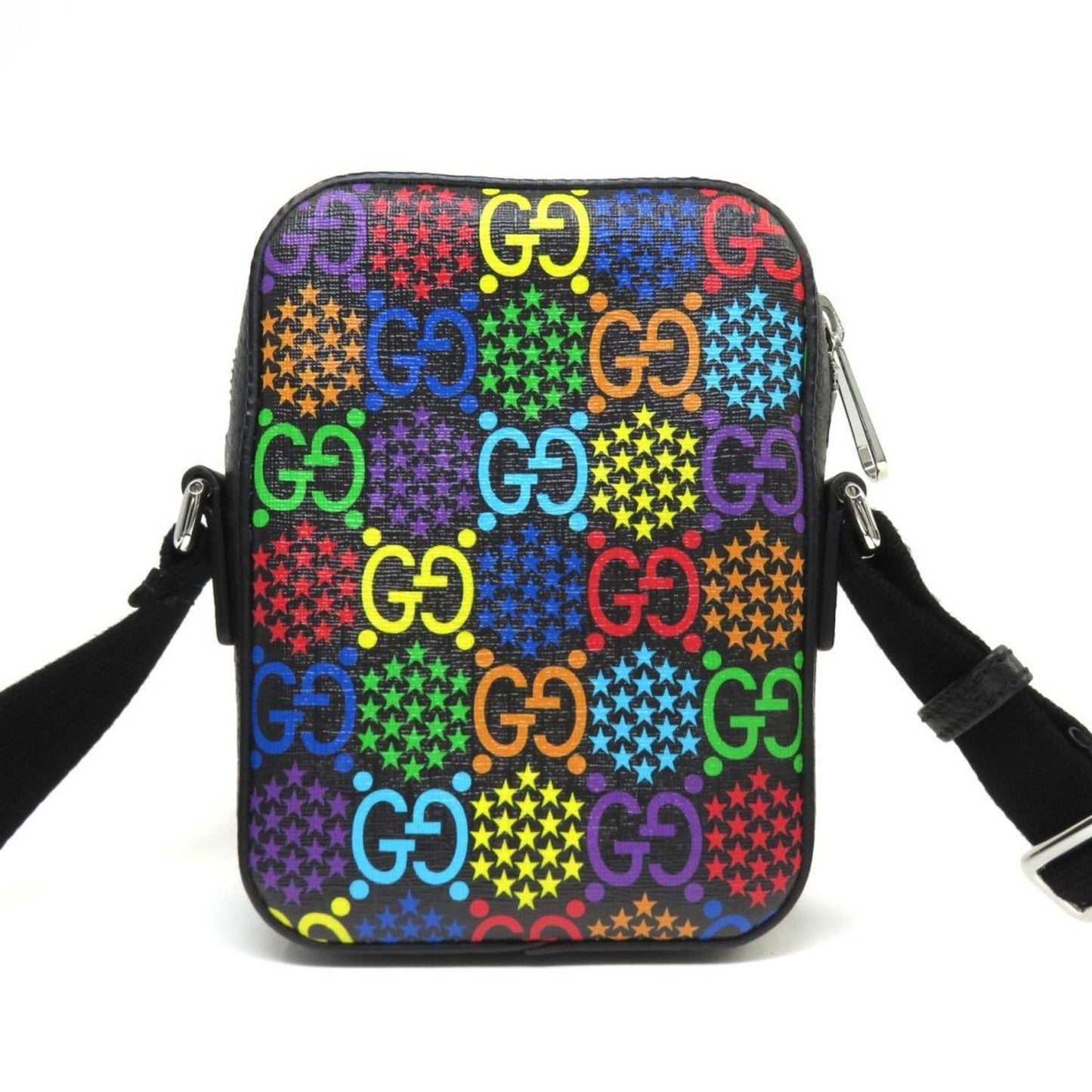 Gucci Black Multi-Color Shoulder Bag