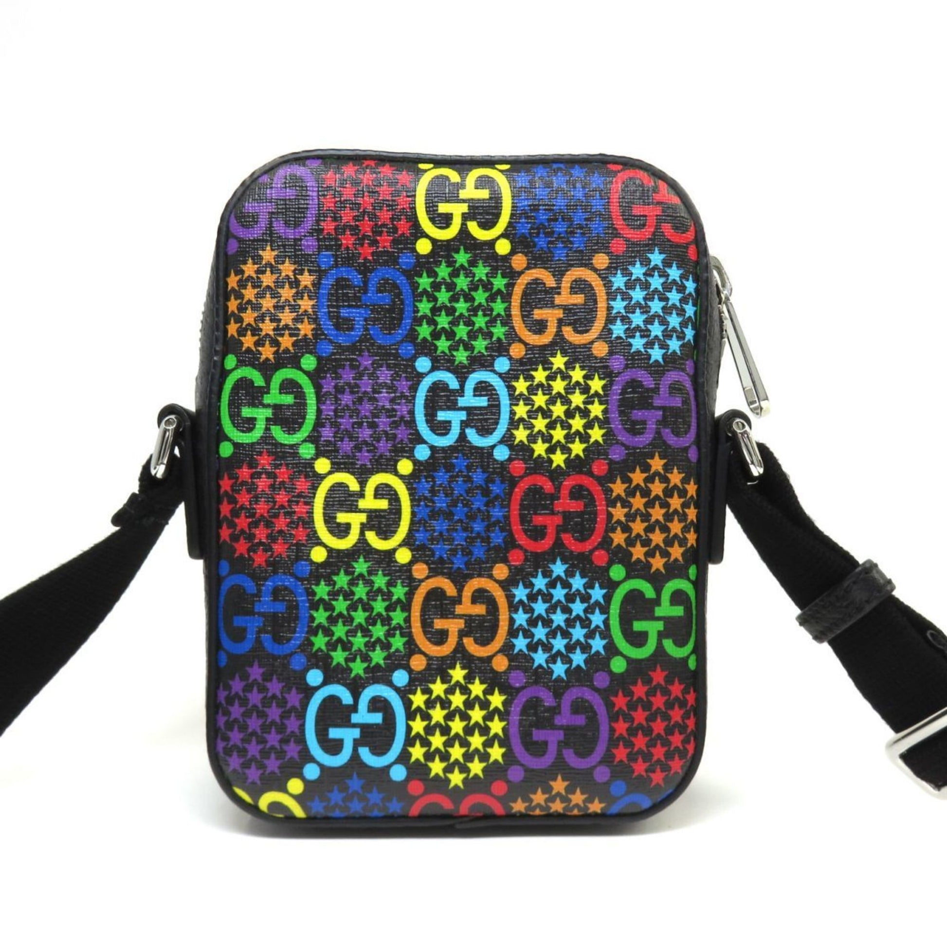 Gucci Black Multi-Color Shoulder Bag