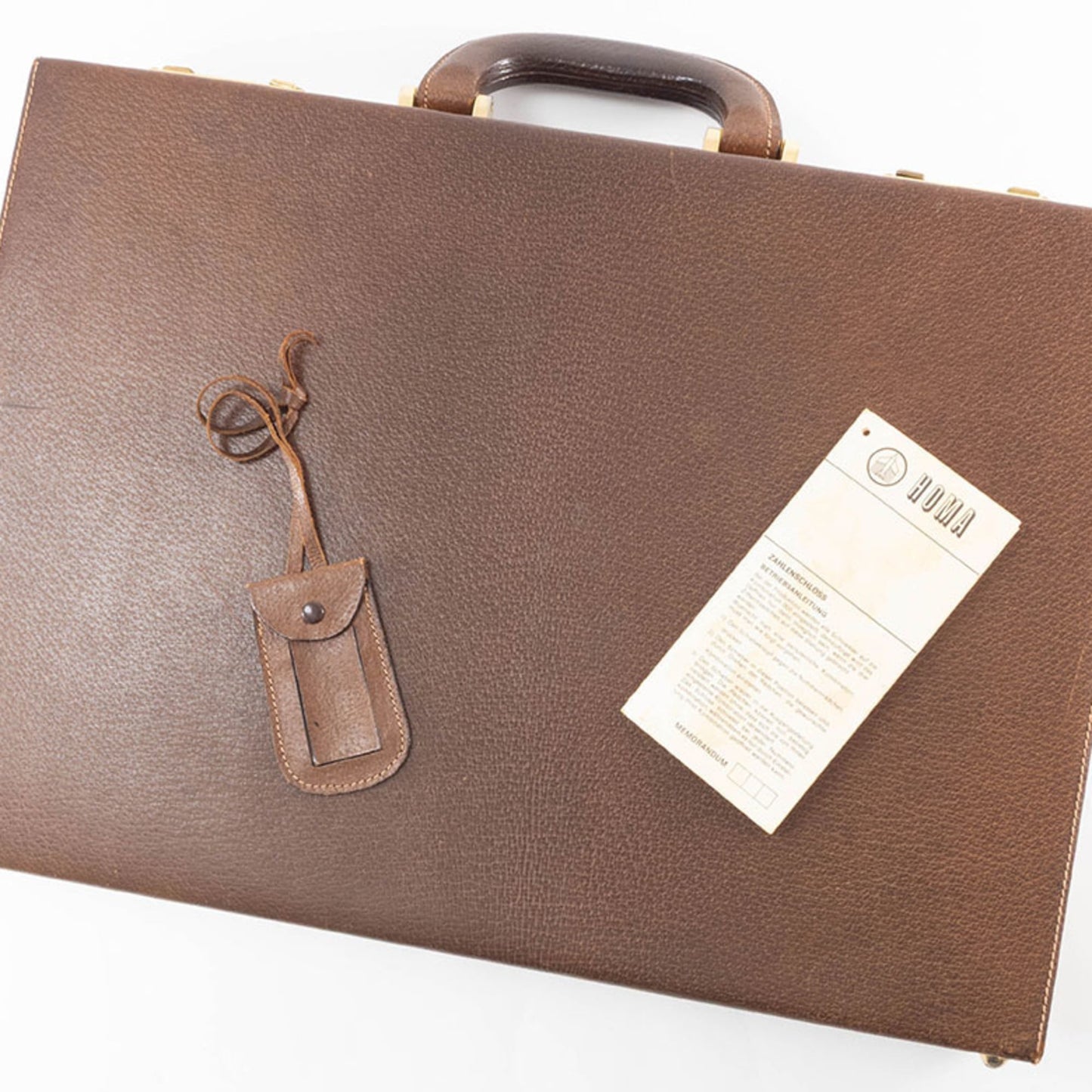 Gucci Brown Leather Attaché Case