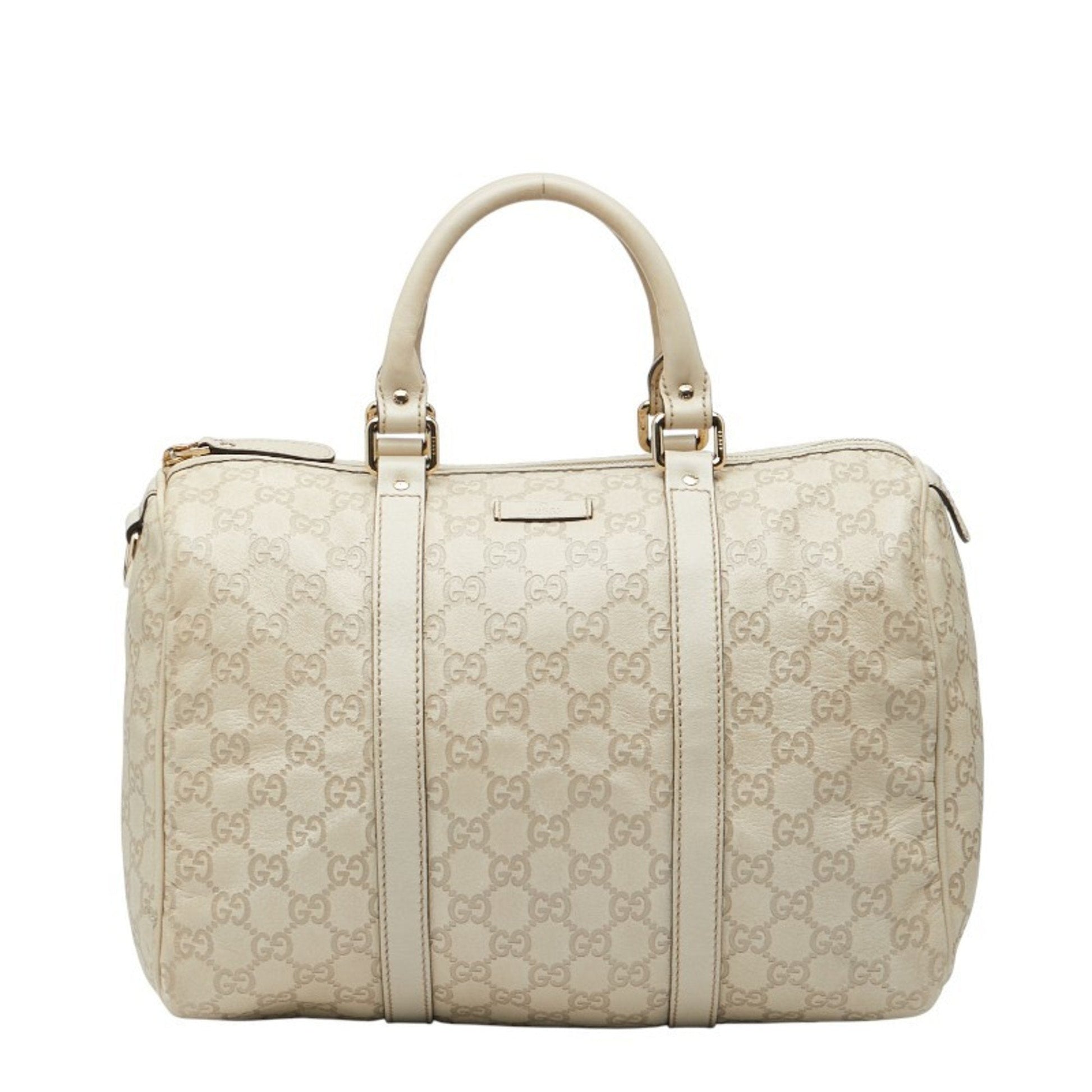 Gucci Ivory Leather Handbag