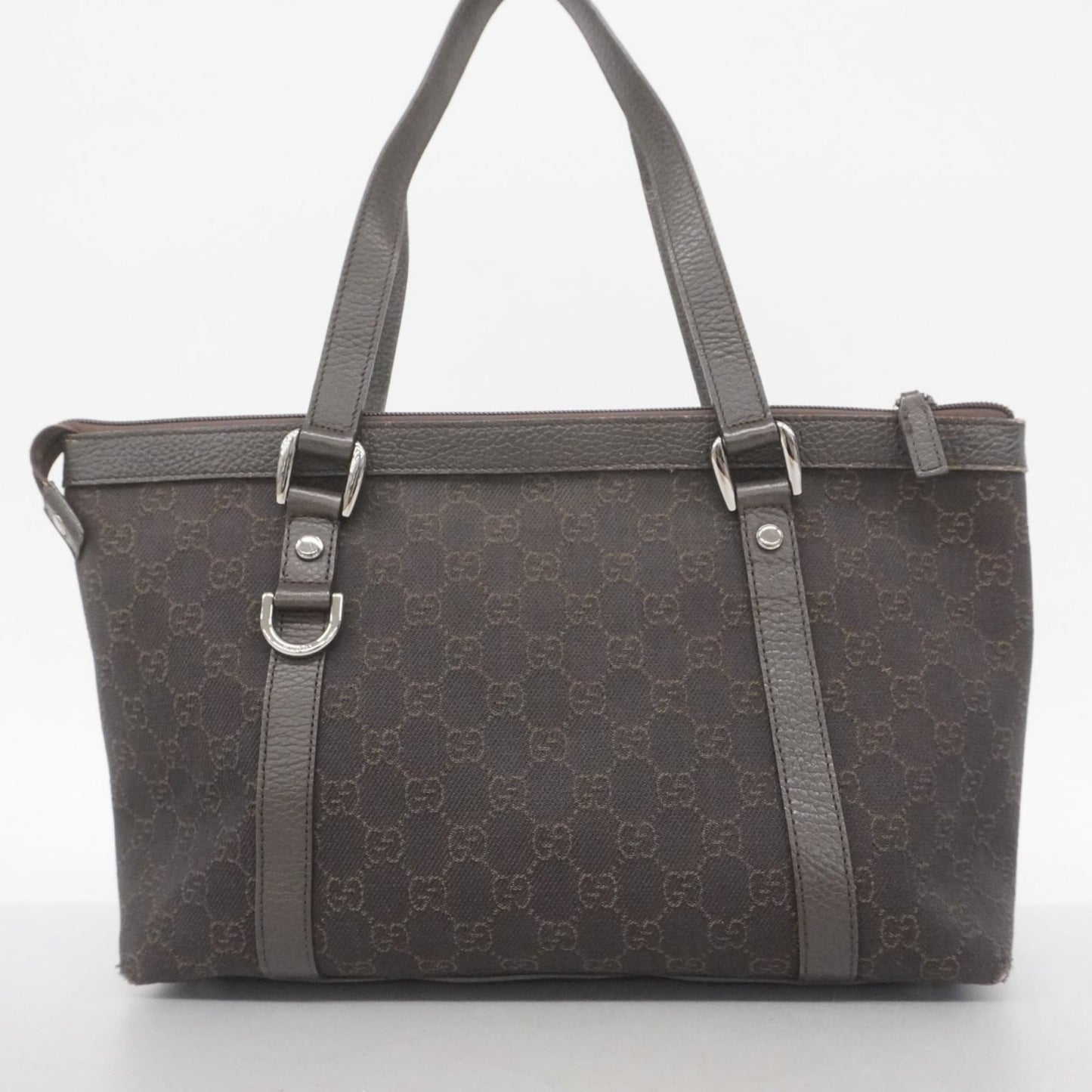 Gucci Brown Denim Tote Bag