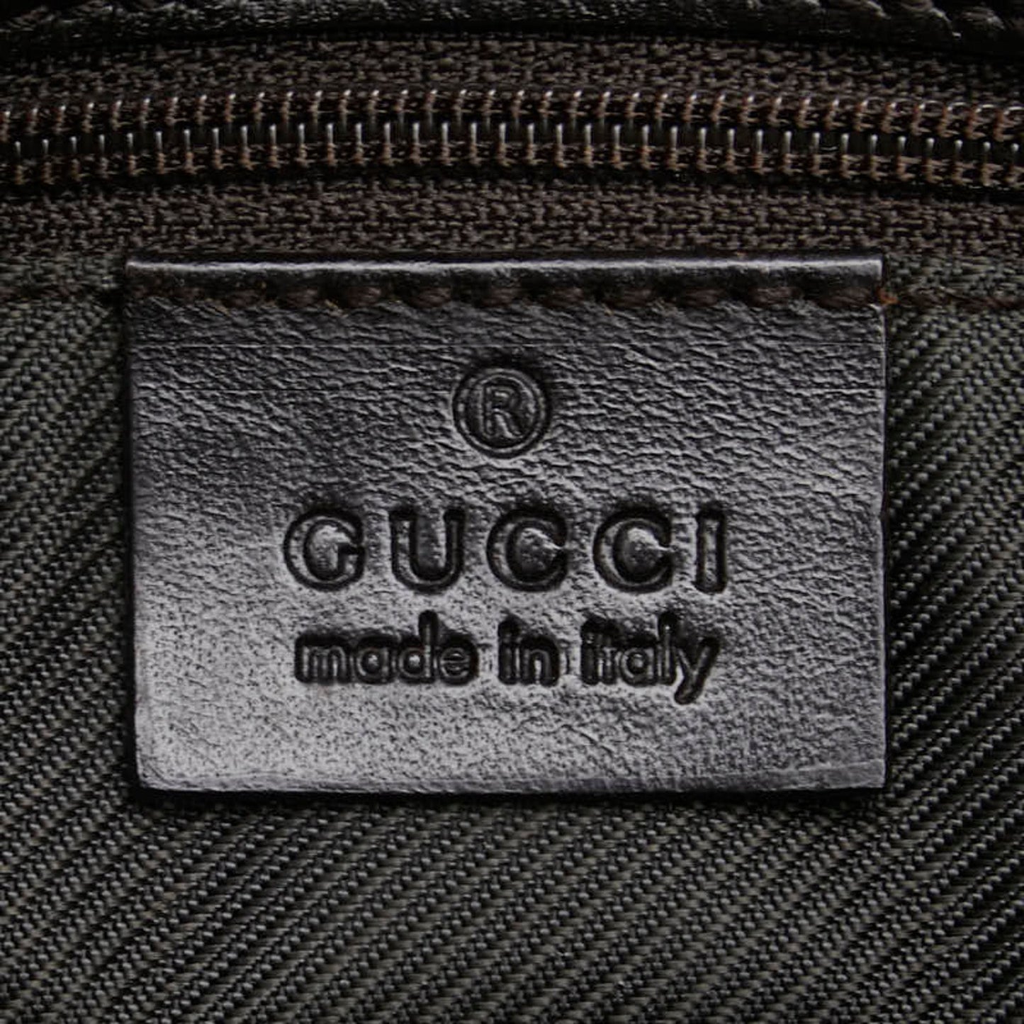 Gucci Beige Brown Canvas Leather Fanny Pack