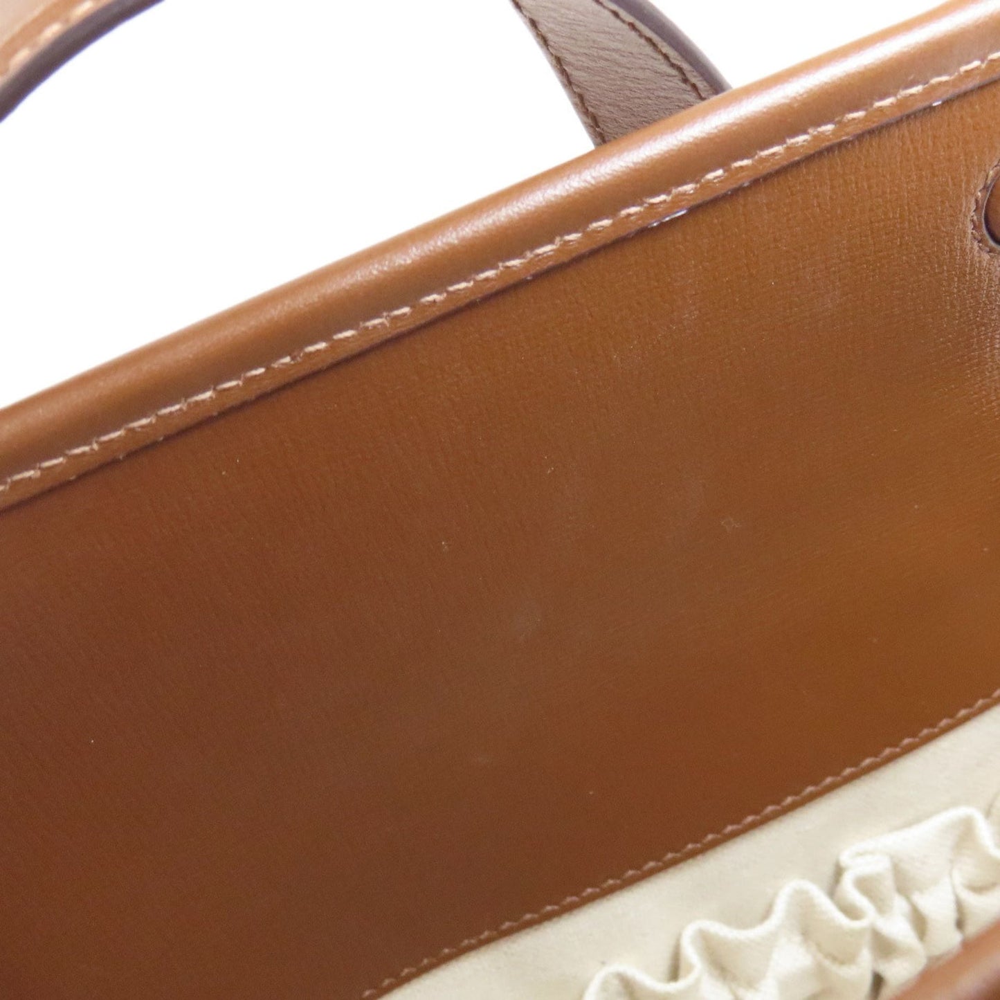 Gucci Brown Pvc Leather Handbag