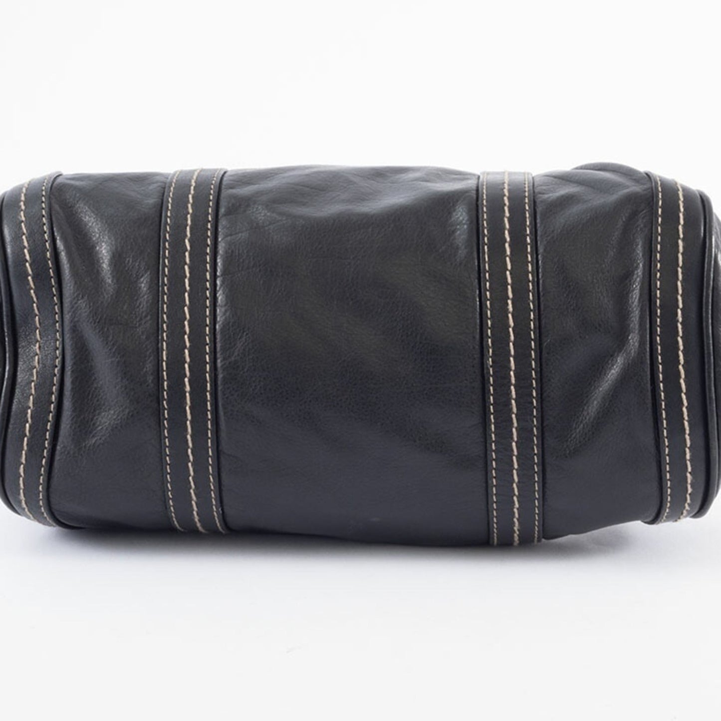 Gucci Hysteria Black Leather Boston Bag