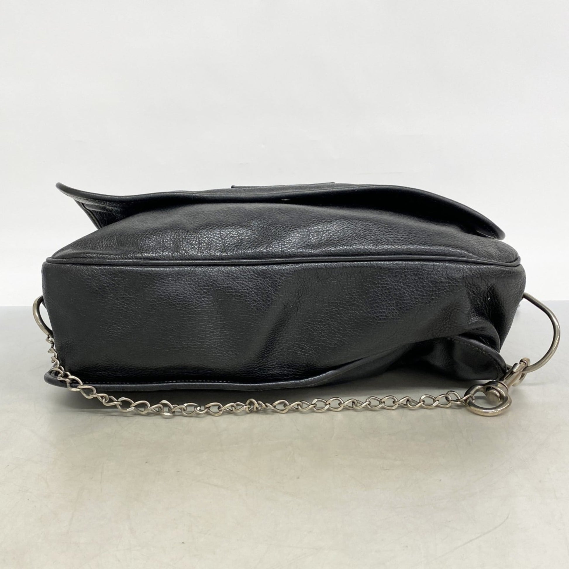 Gucci Black Leather Shoulder Bag