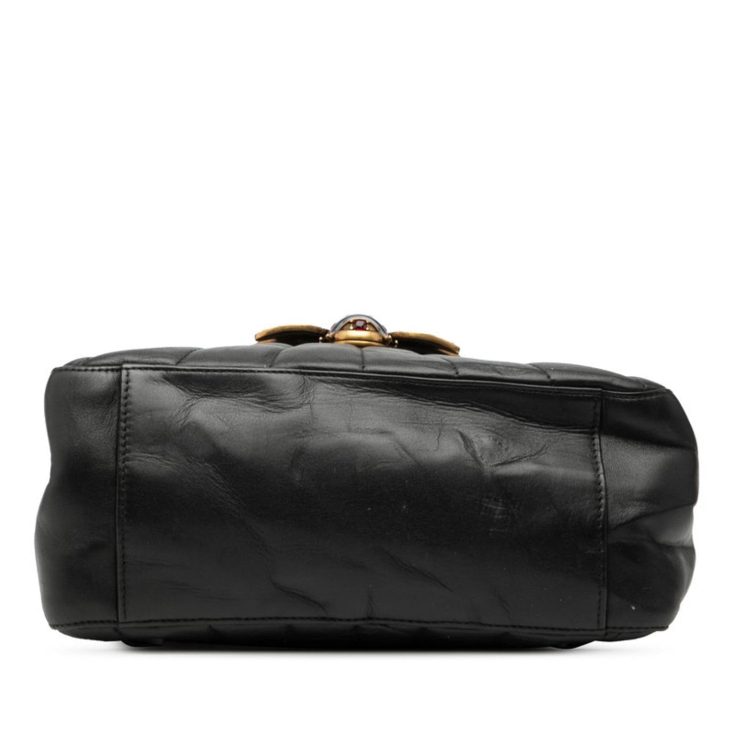 Gucci Black Leather Backpack