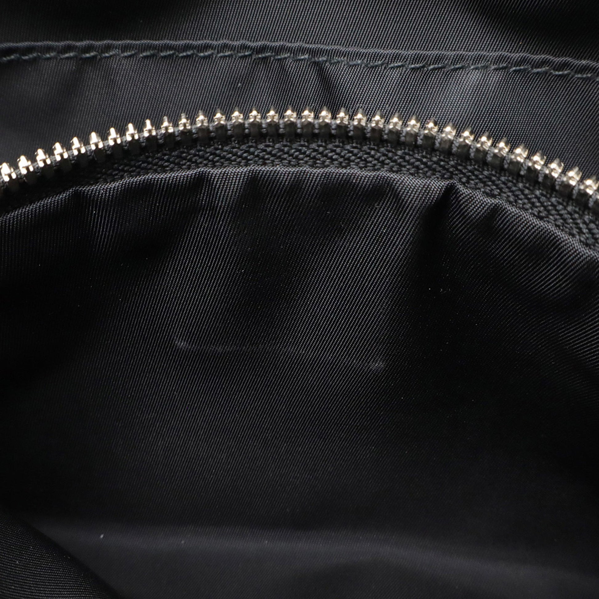 Gucci Black Nylon Canvas Leather Sling Bag
