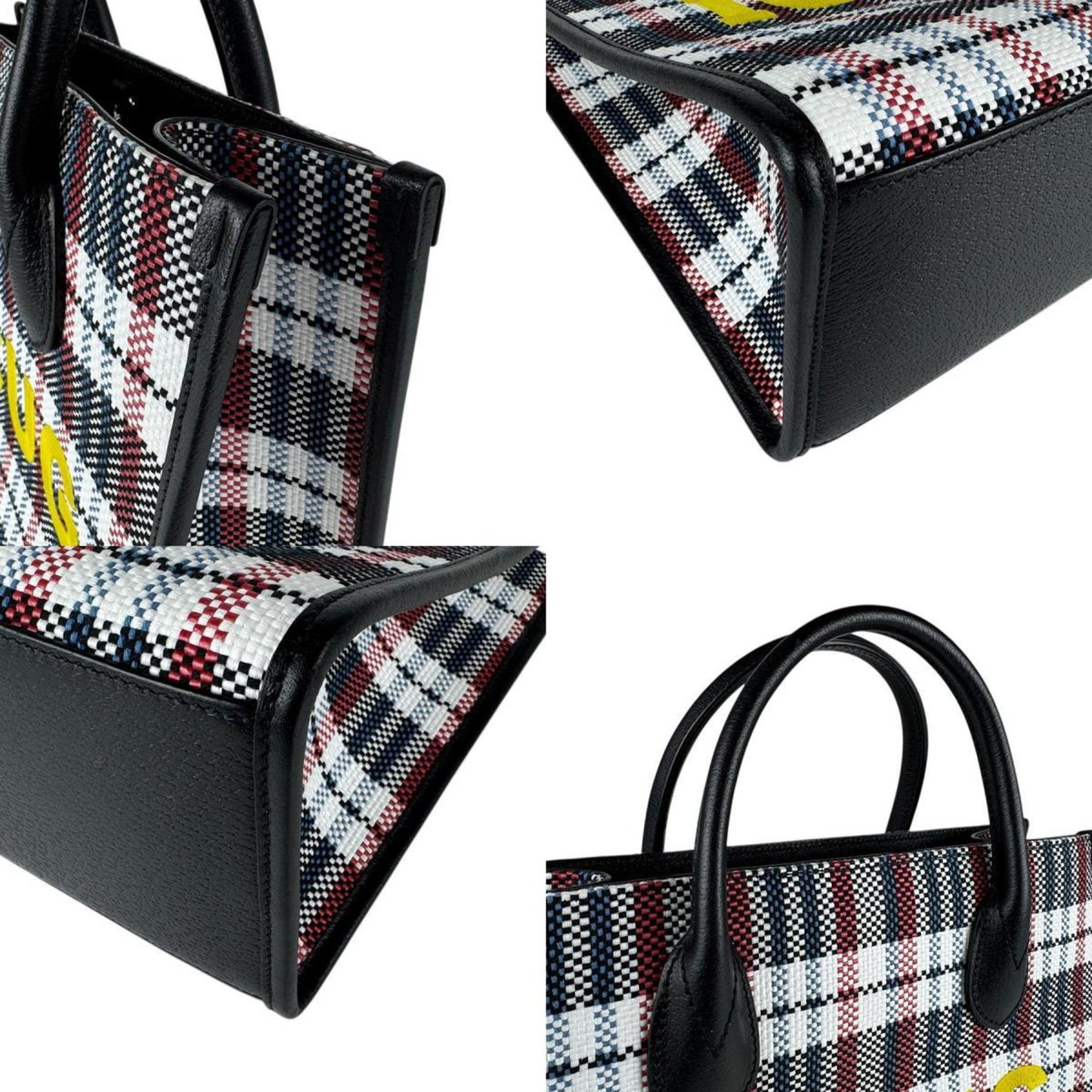 Gucci Multi-Color Nylon Canvas Handbag Shoulder Bag
