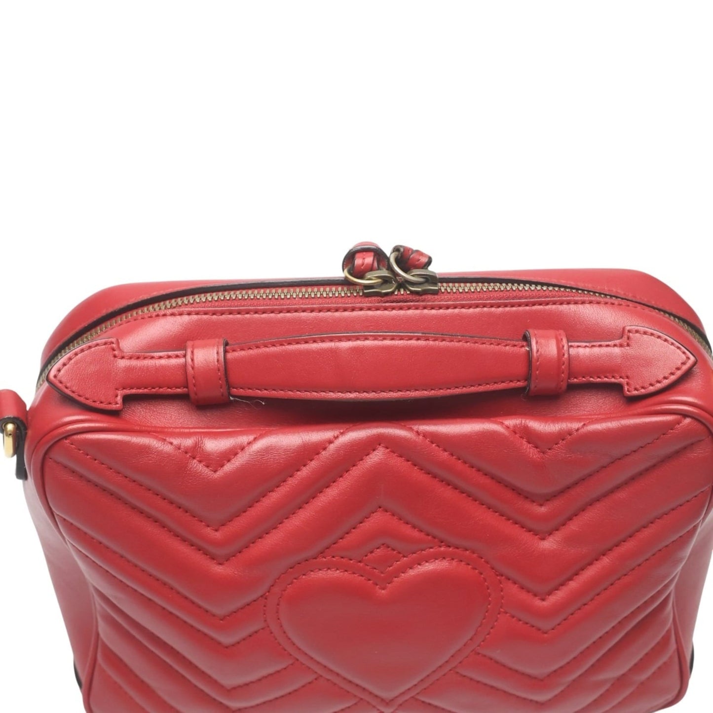 Gucci Red Color Leather Fanny Pack Sling Bag