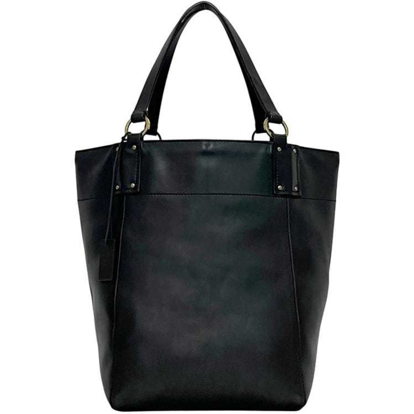 Gucci Black Leather Tote Bag