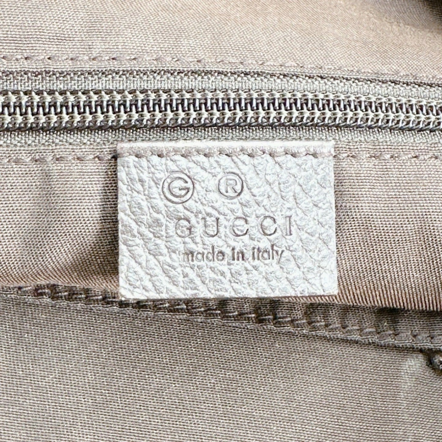 Gucci Brown Coated Canvas Pvc Shoulder Bag