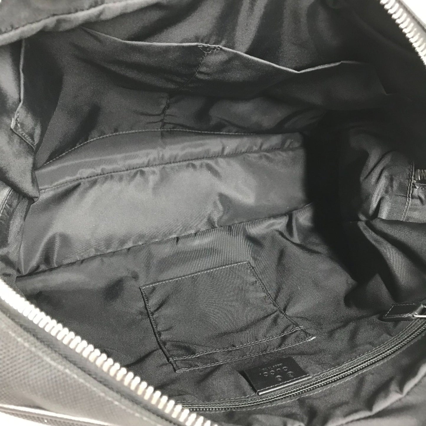 Gucci Black Leather Tote Bag