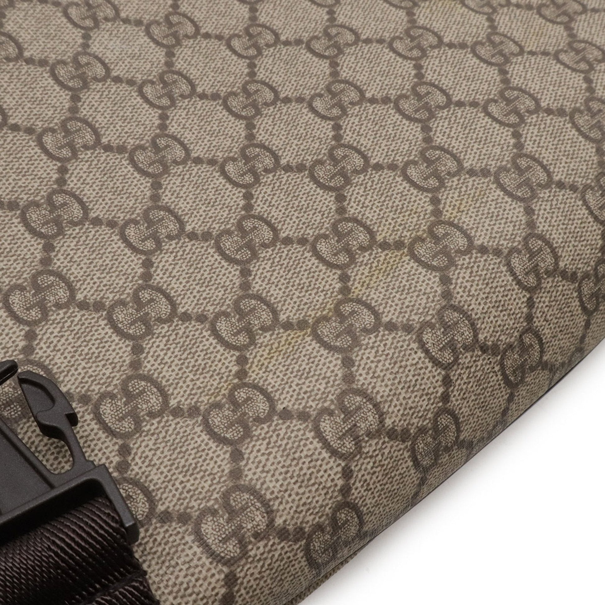 Gucci Gg Plus Beige Dark Brown Gg Supreme Shoulder Bag