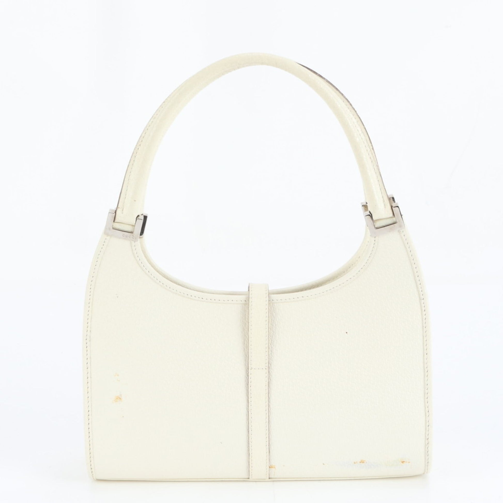 Gucci Ivory Leather Tote Bag