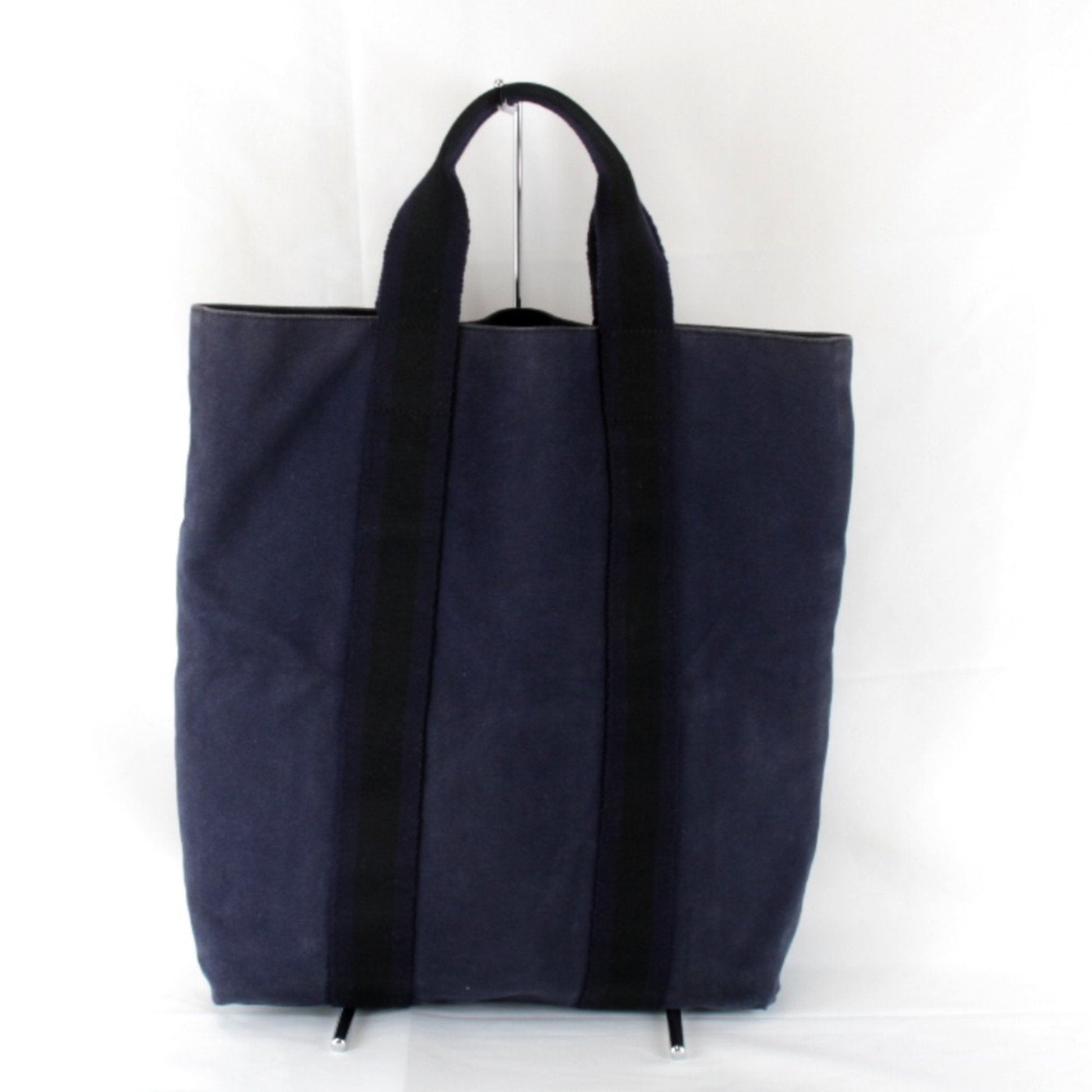 Hermes Tote Bag Canvas Navy