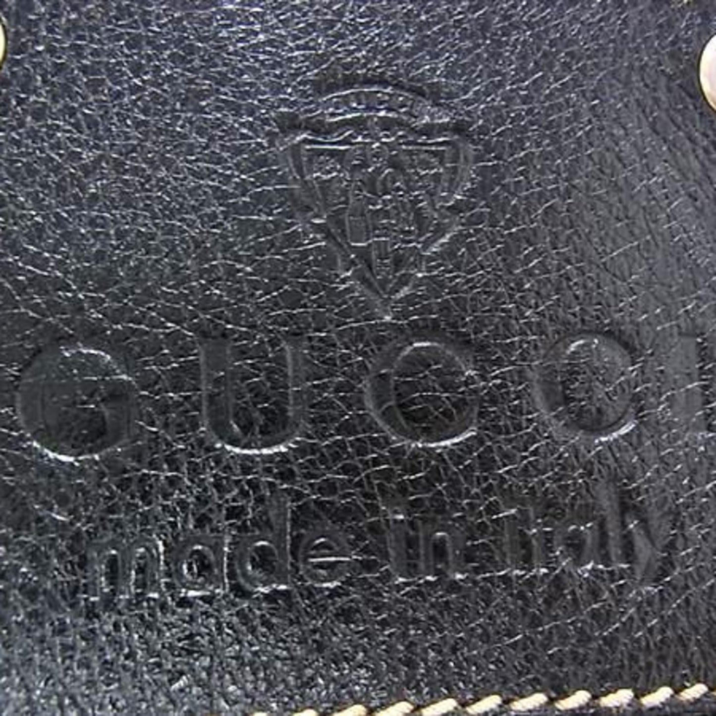 Gucci Black Leather Fanny Pack Sling Bag