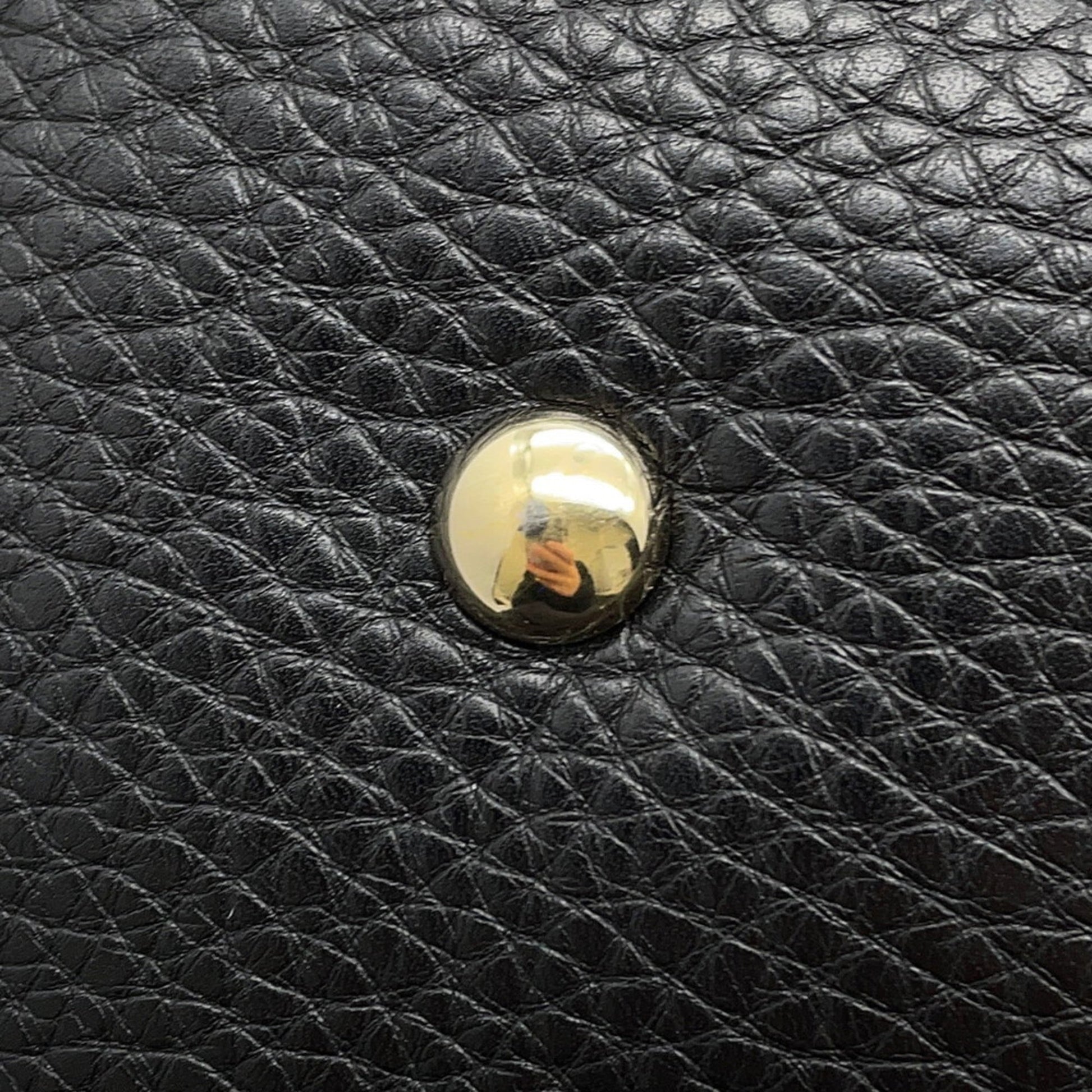 Gucci Black Leather Handbag Shoulder Bag