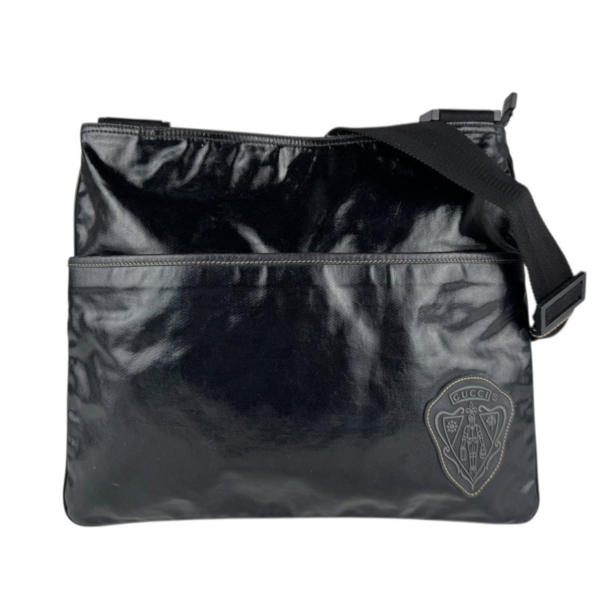 Gucci Black Pvc Shoulder Bag