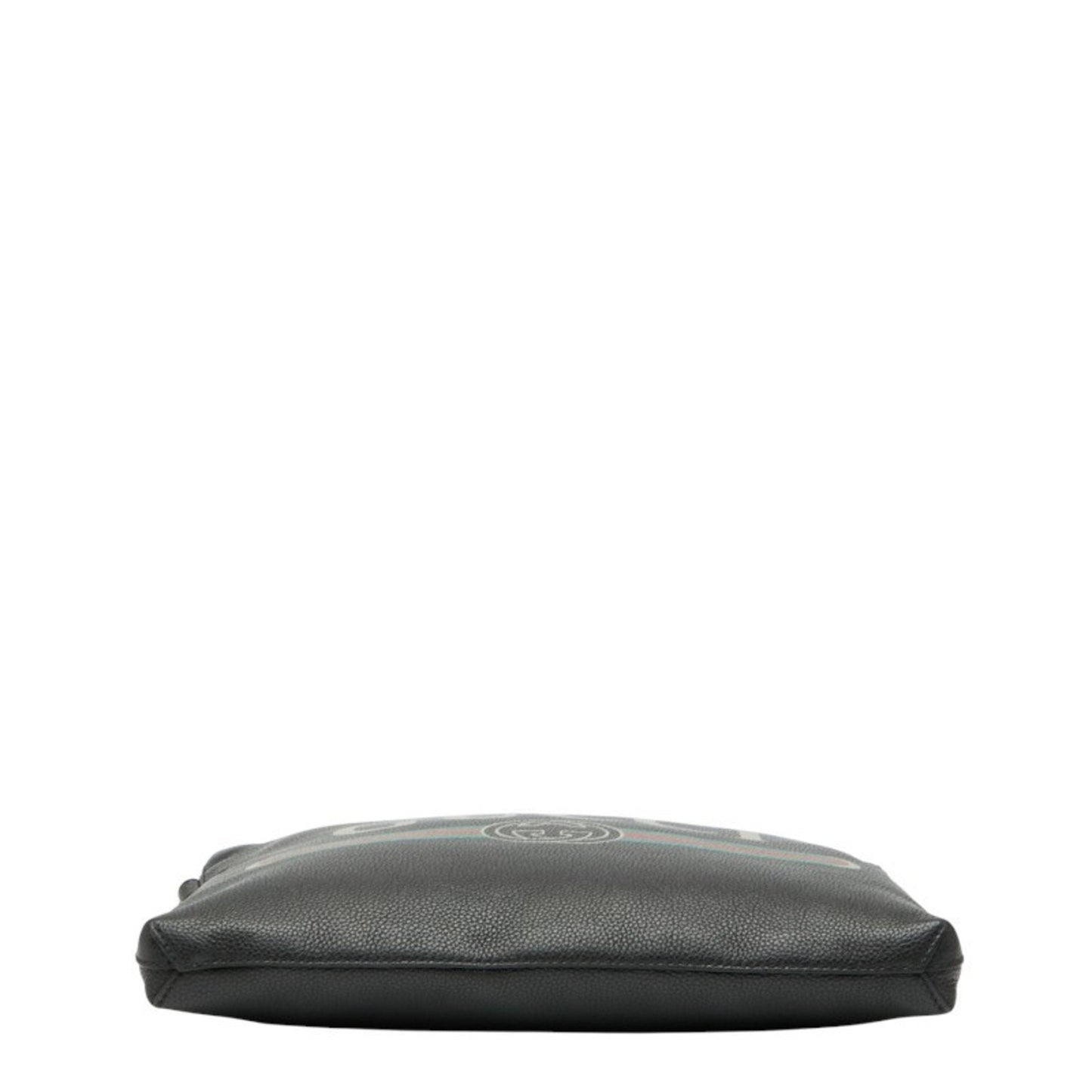 Gucci Black Leather Clutch Bag