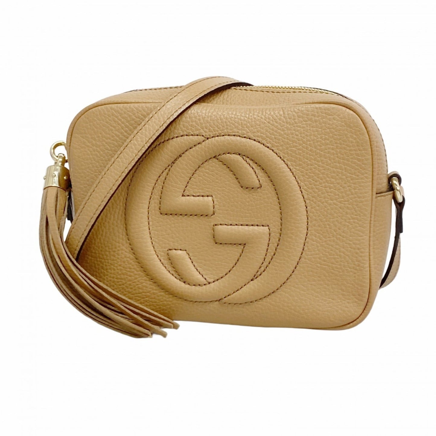 Gucci Beige Leather Shoulder Bag