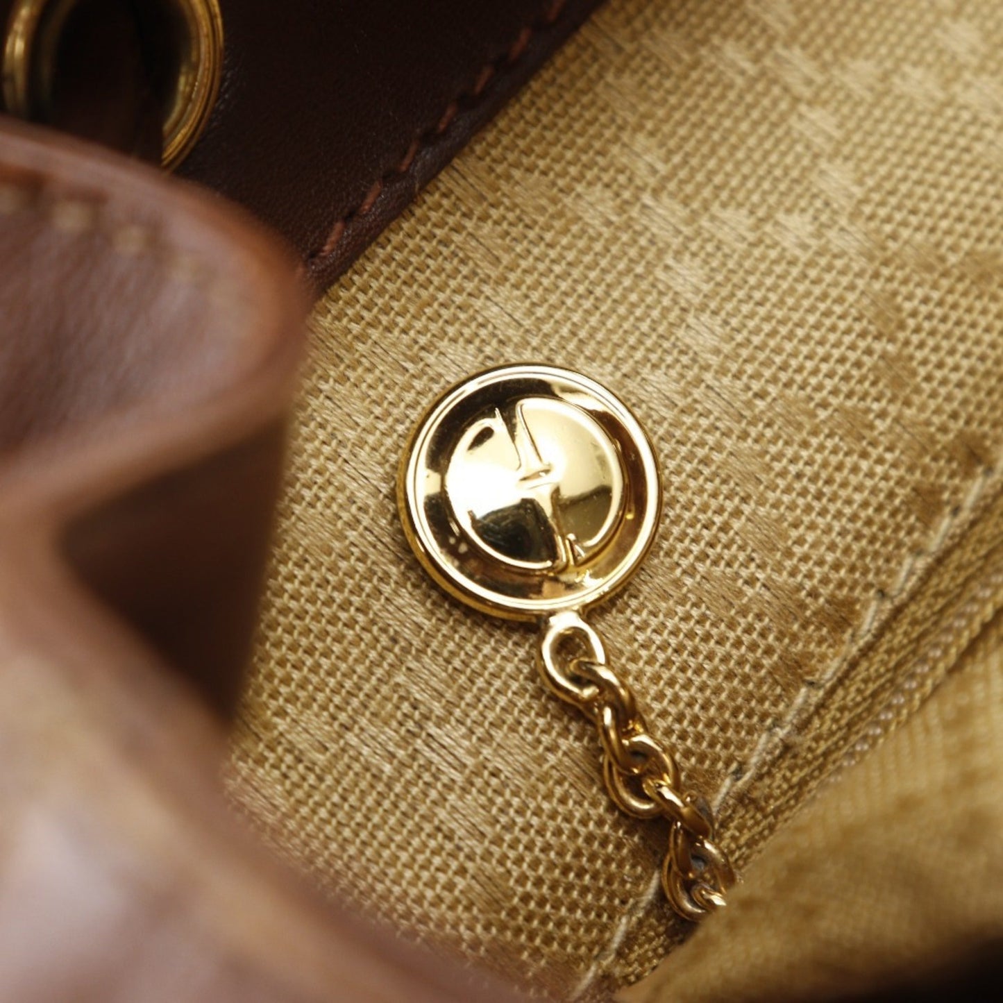 Gucci Brown Leather Backpack