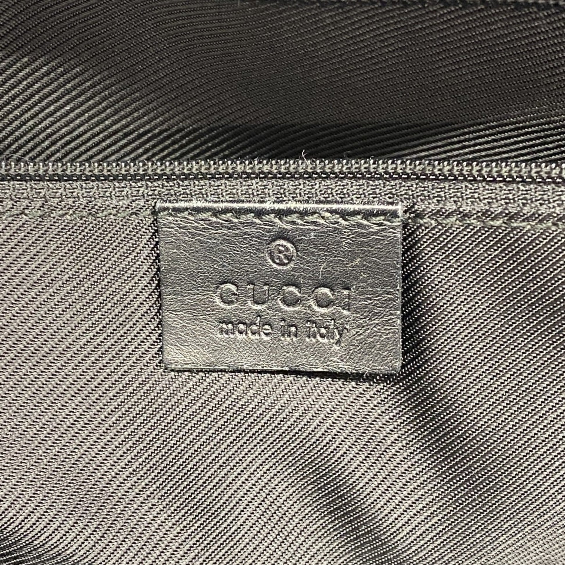 Gucci Black Canvas Tote Bag
