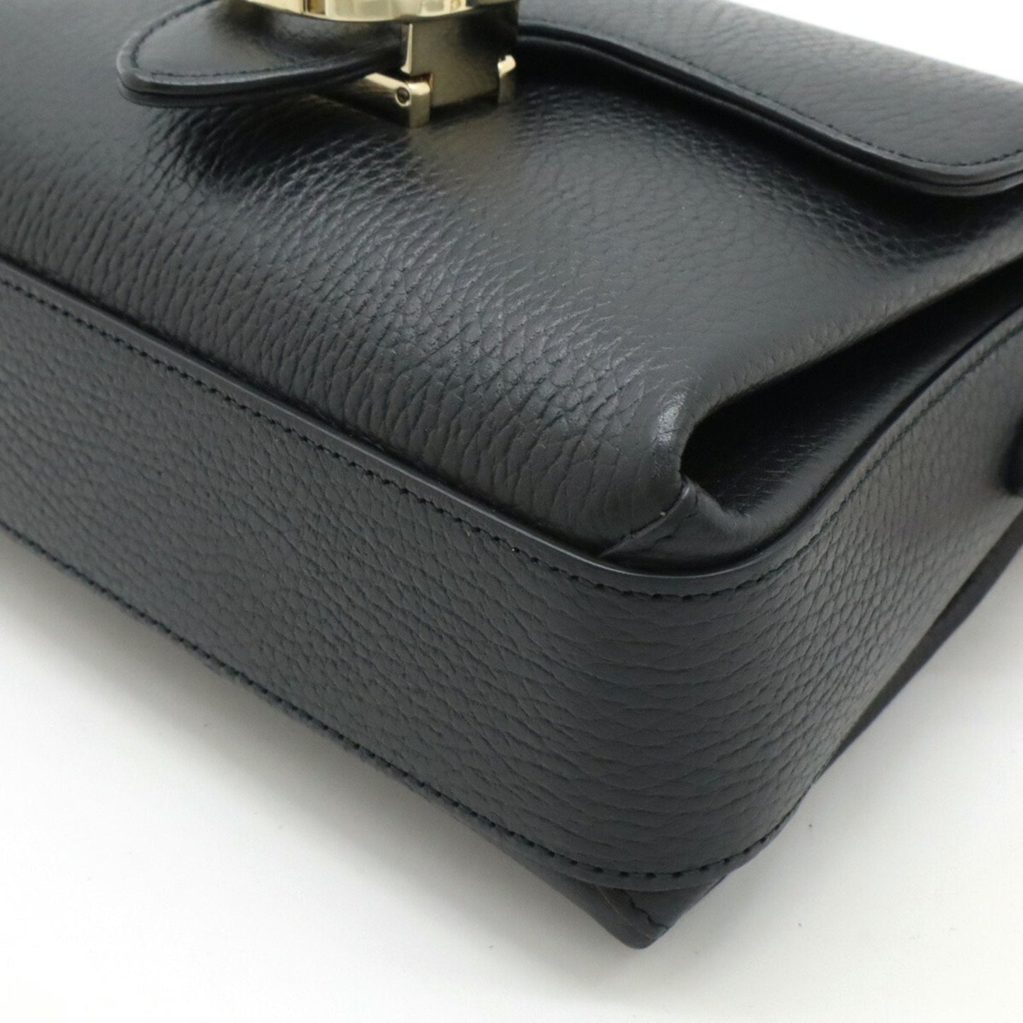 Gucci Black Leather Clutch Bag Shoulder Bag