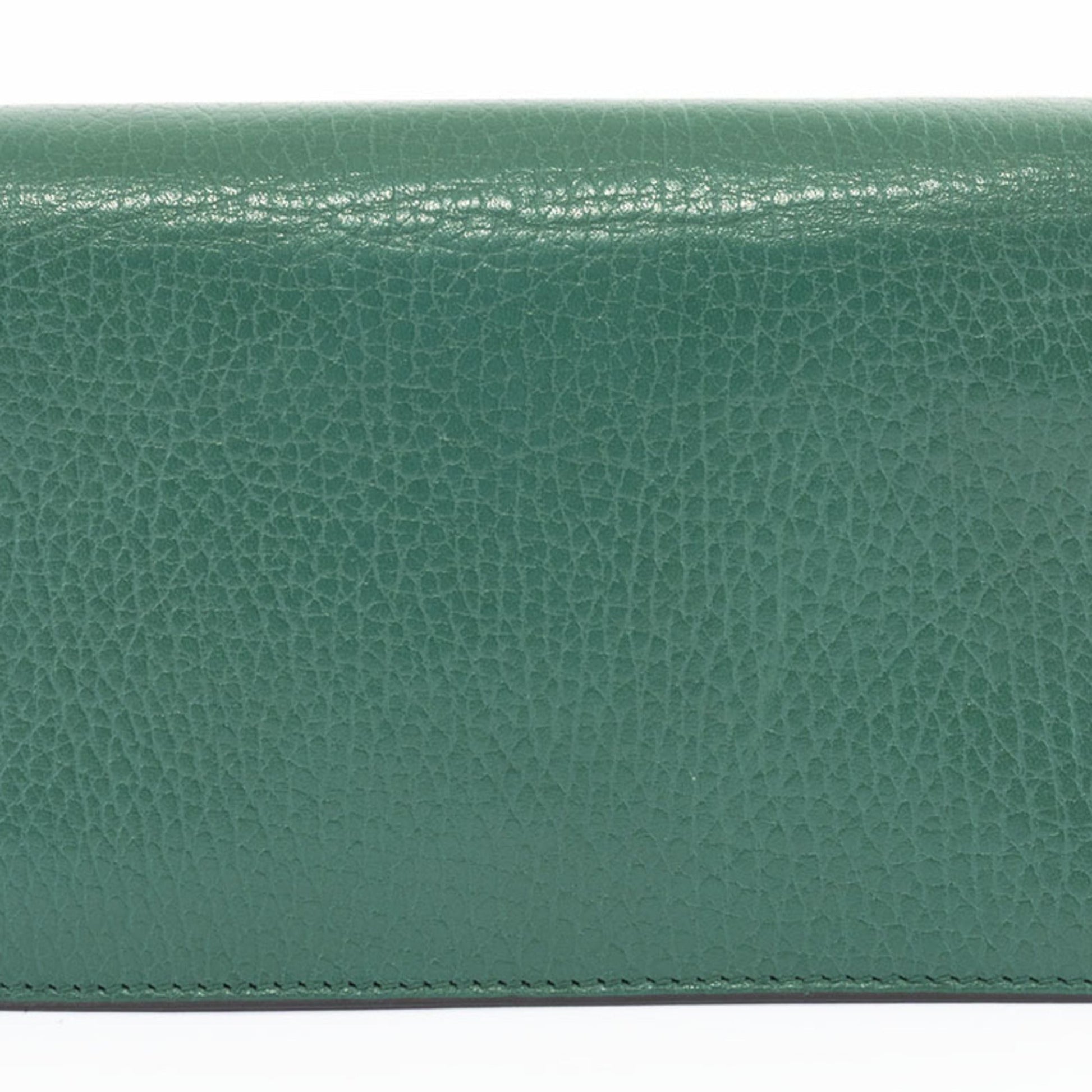 Gucci Green Leather Shoulder Bag