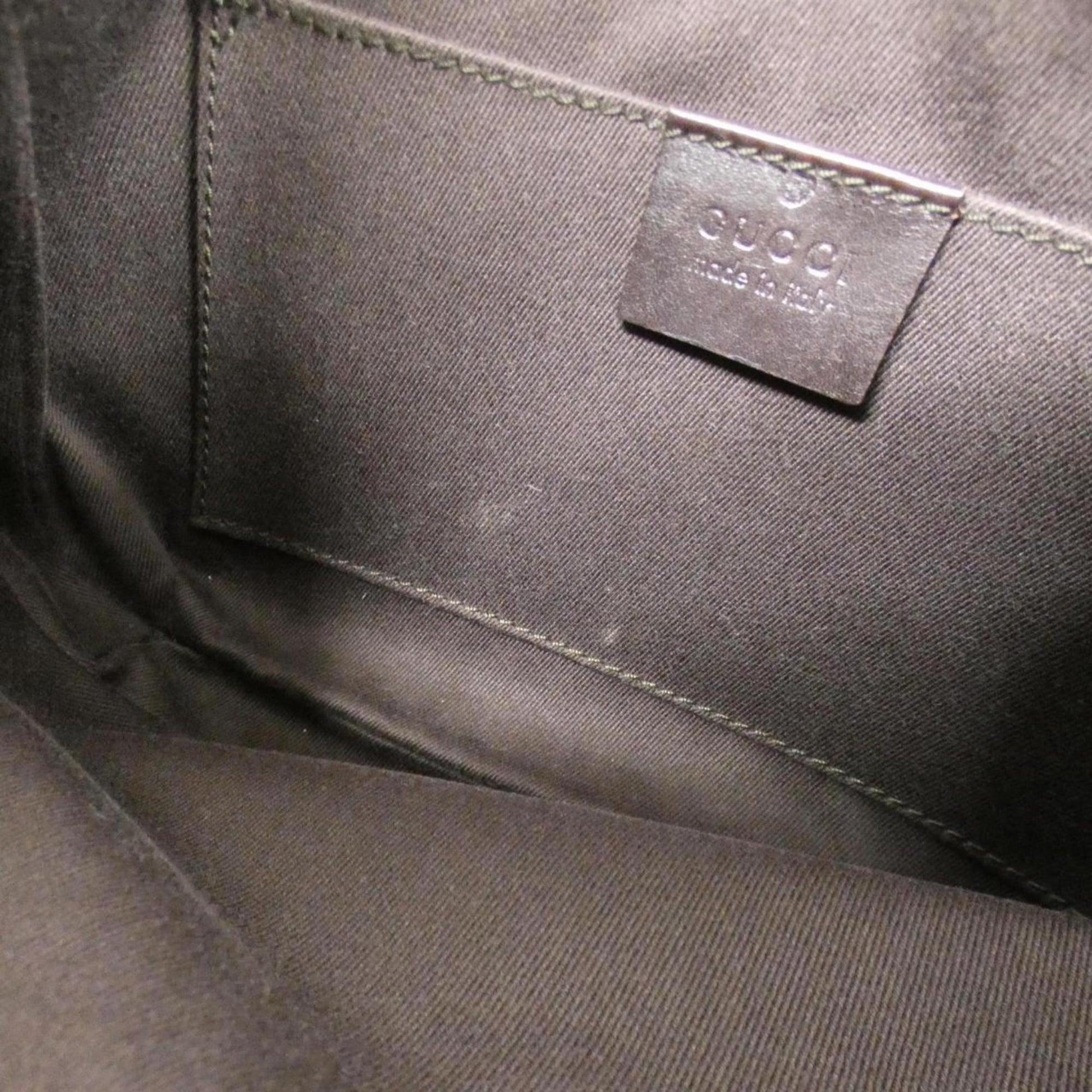 Gucci Brown Denim Shoulder Bag