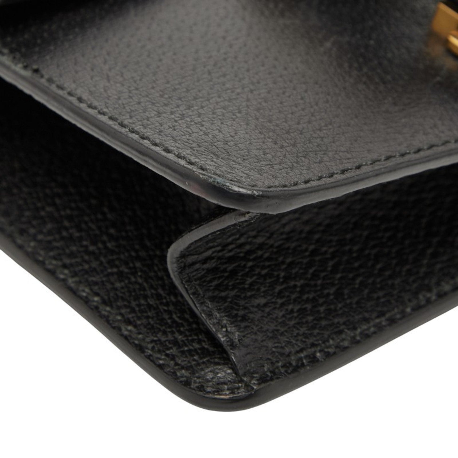 Gucci Black Leather Shoulder Bag