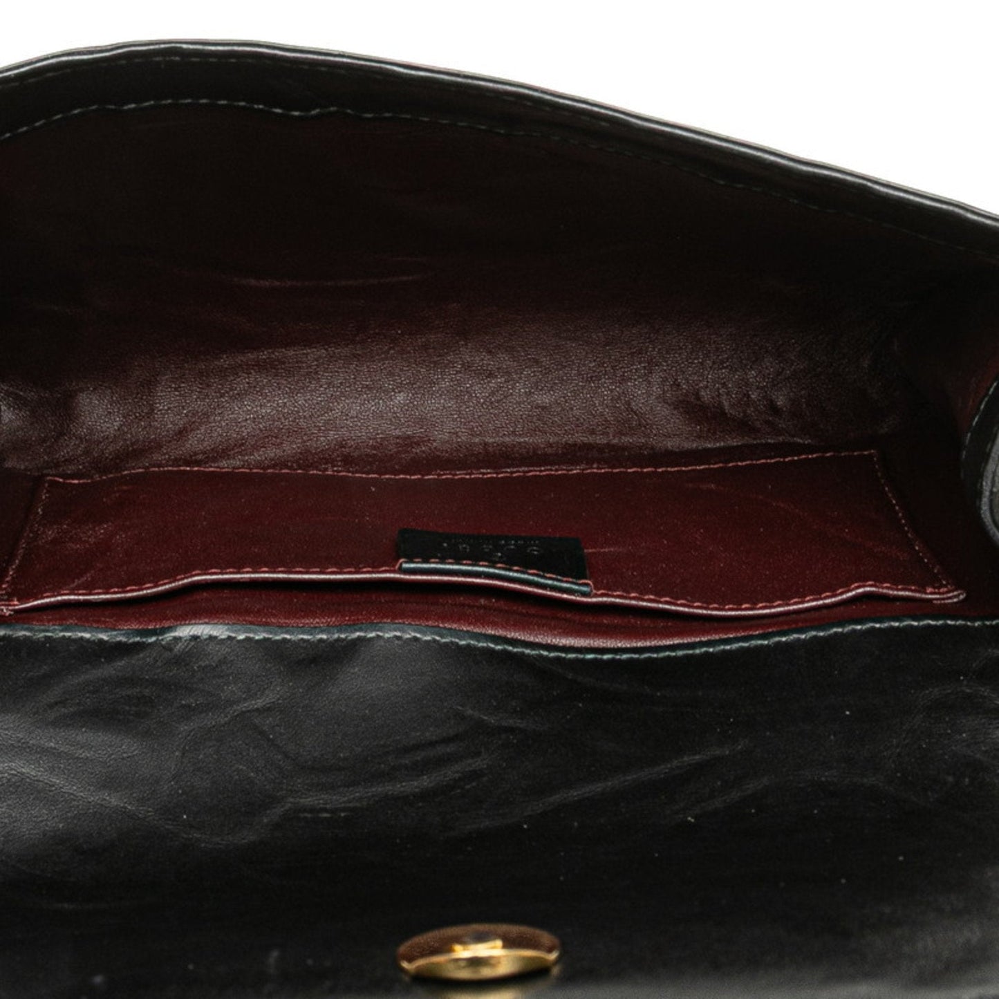 Gucci Black Leather Handbag Shoulder Bag