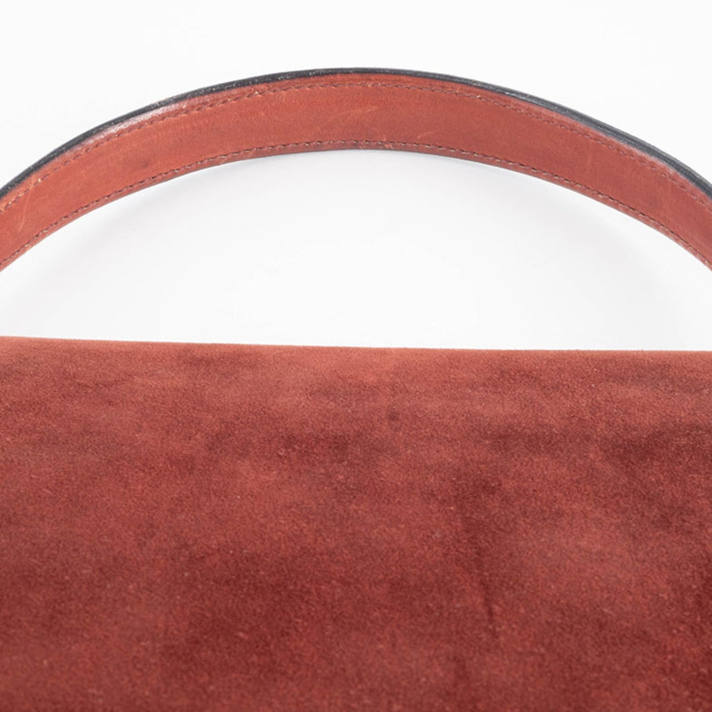 Gucci Brown Suede Handbag