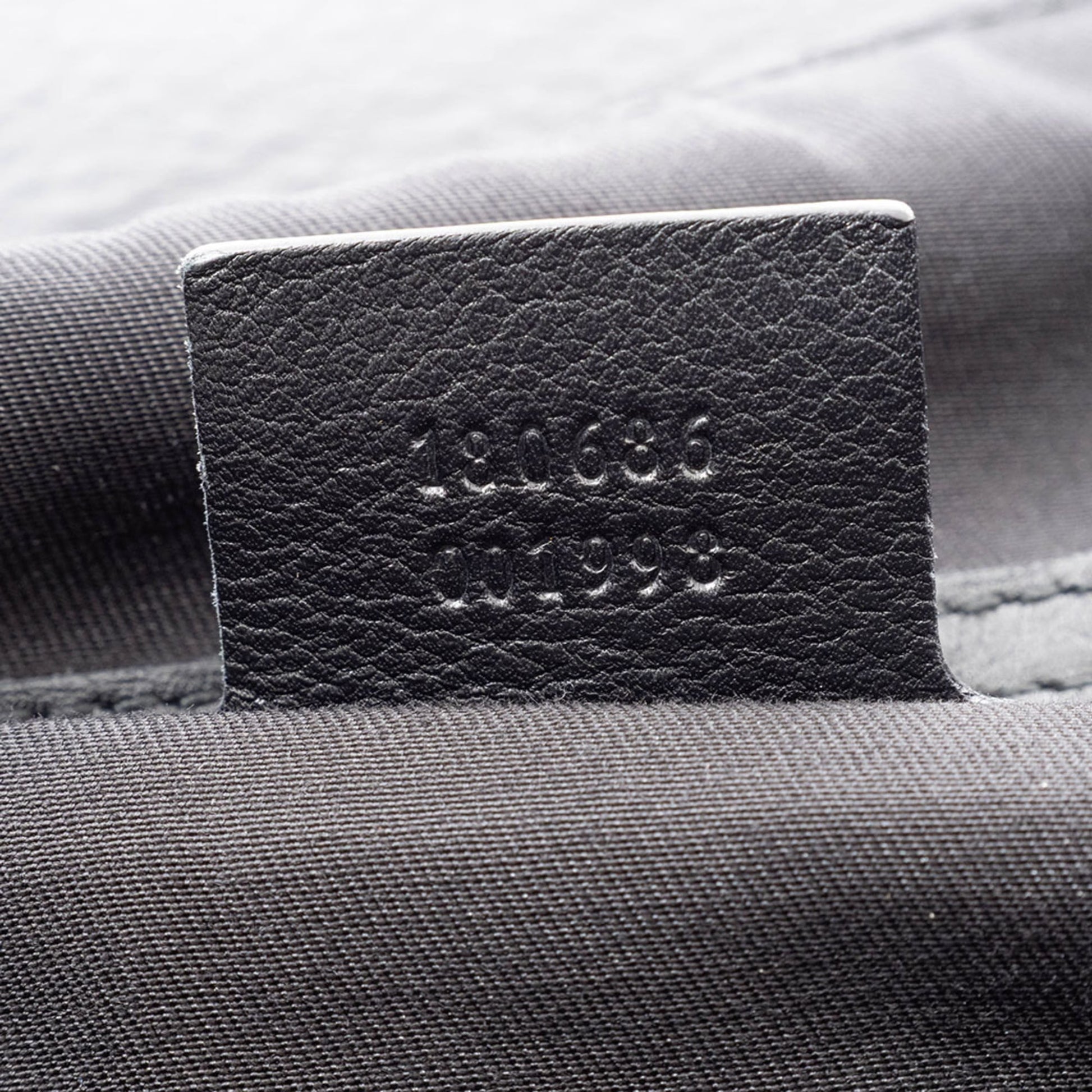 Gucci Black Leather Shoulder Bag