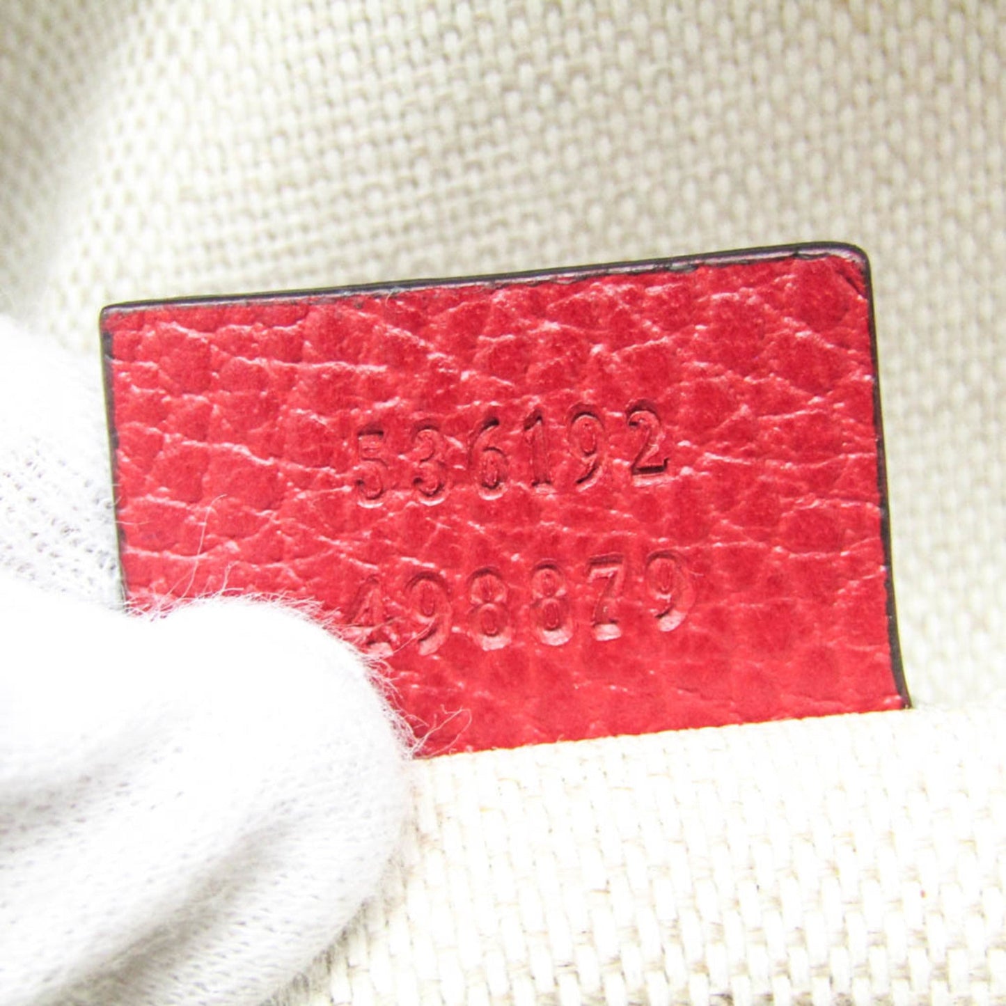 Gucci Soho Red Color Leather Backpack