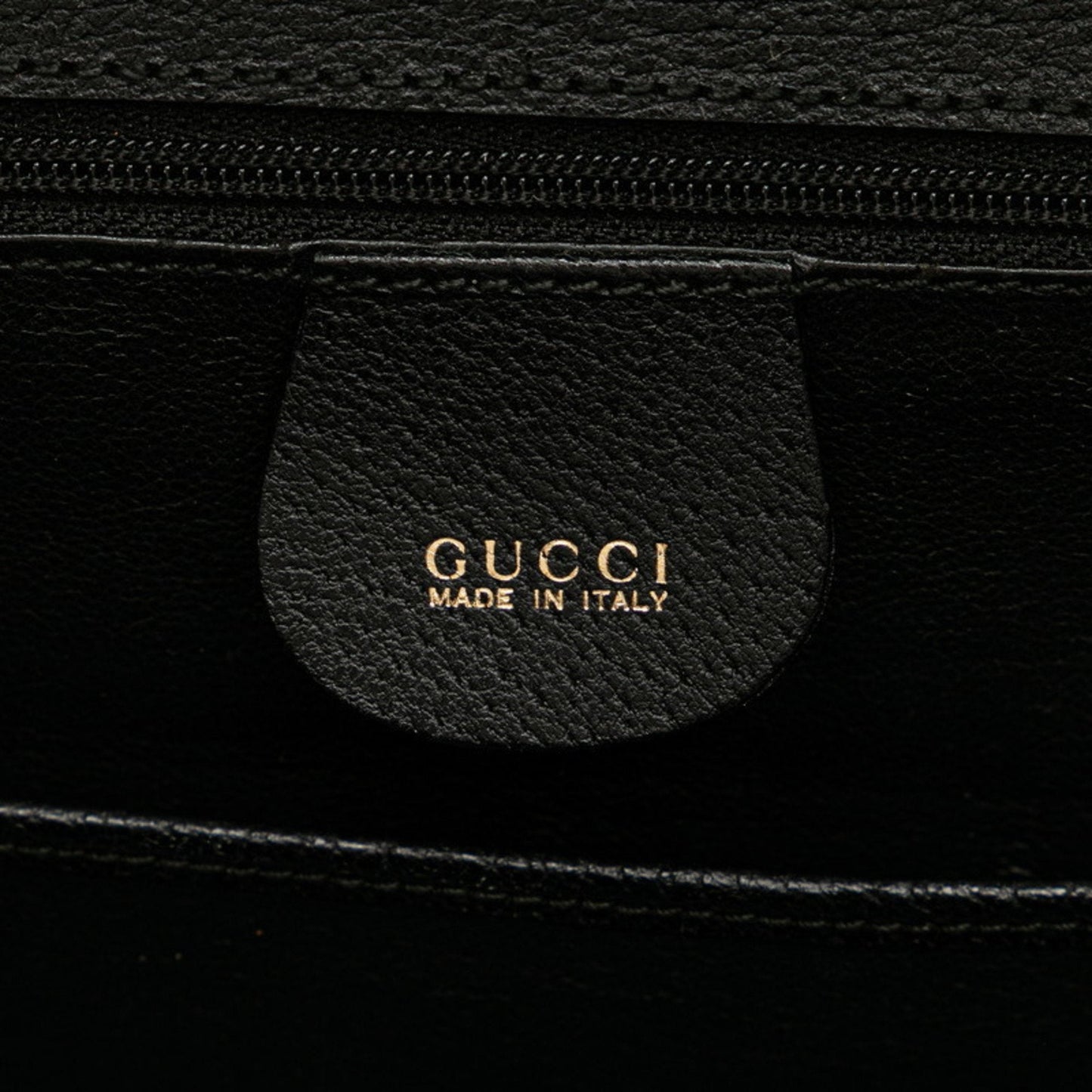 Gucci Black Leather Handbag Shoulder Bag