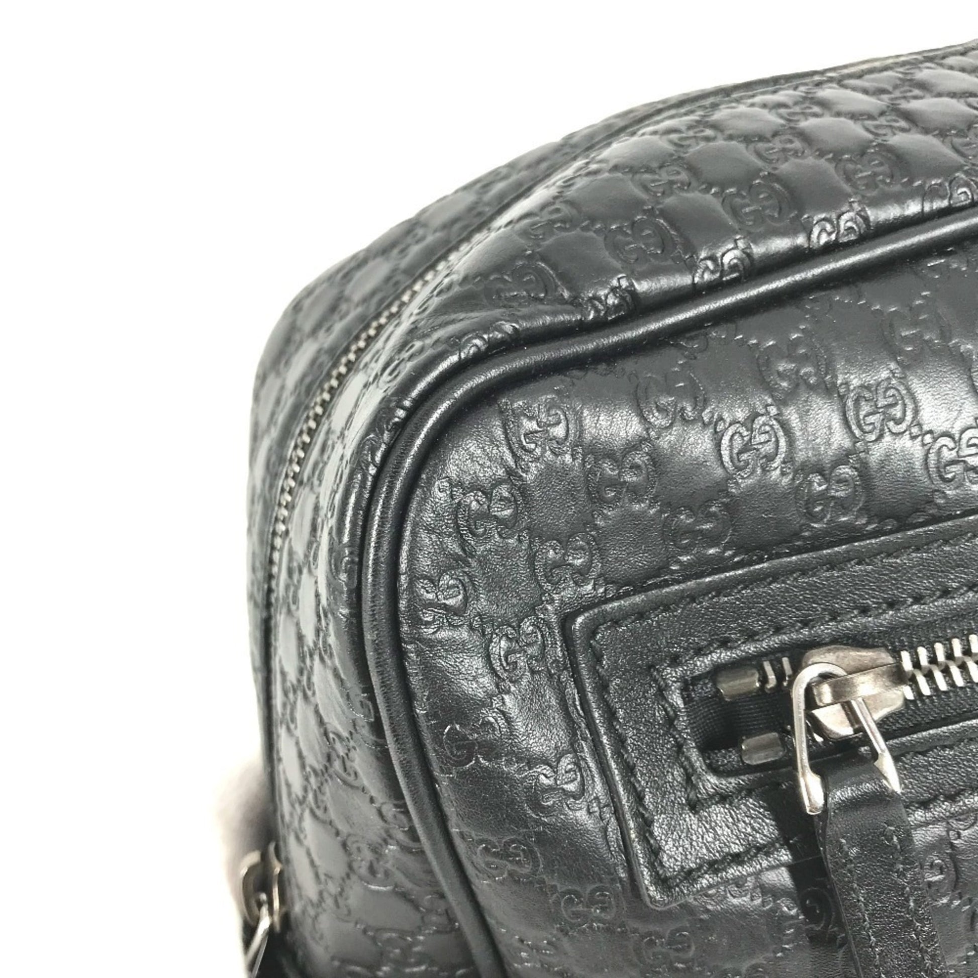 Gucci Guccissima Black Gg Leather Clutch Bag