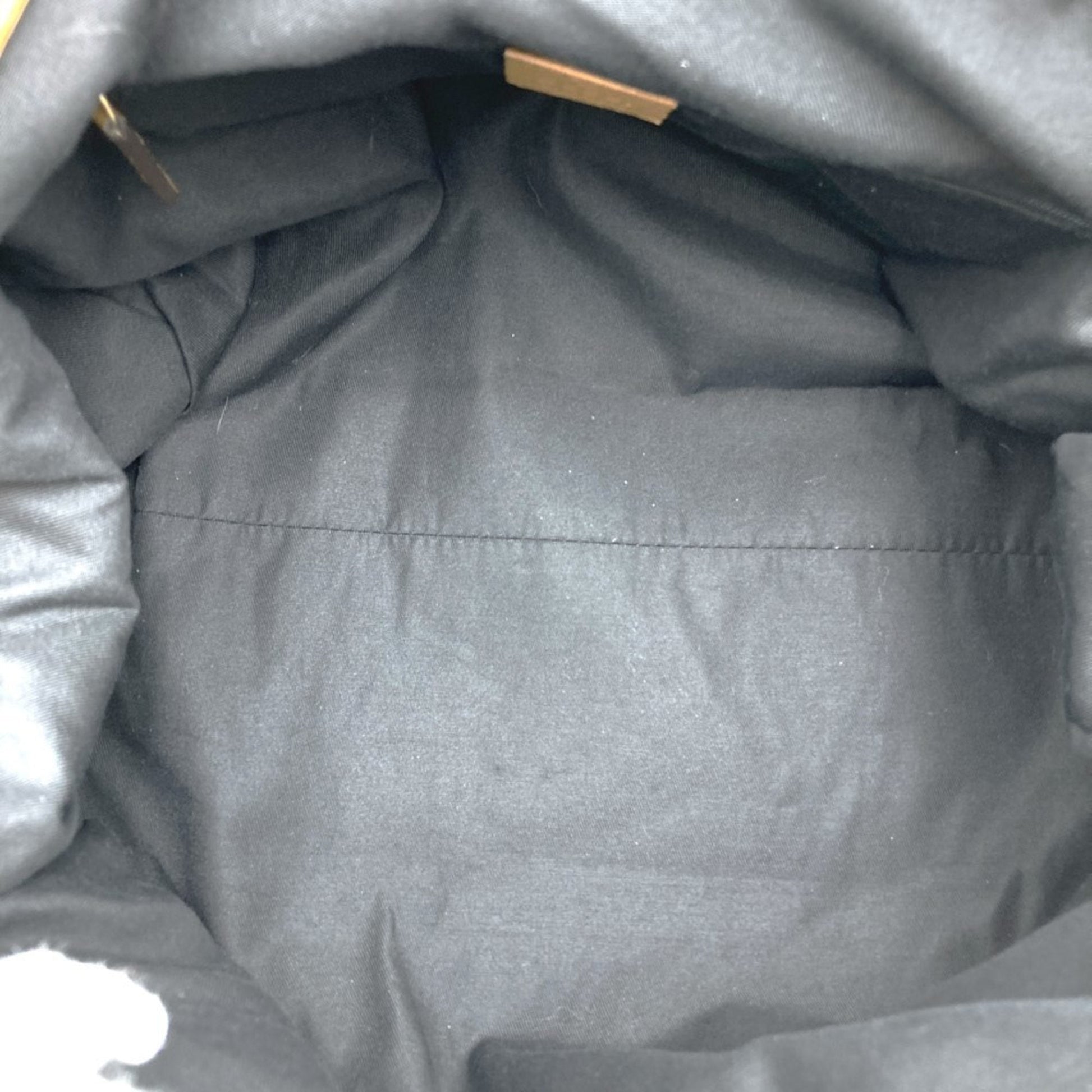 Gucci Brown Canvas Leather Handbag