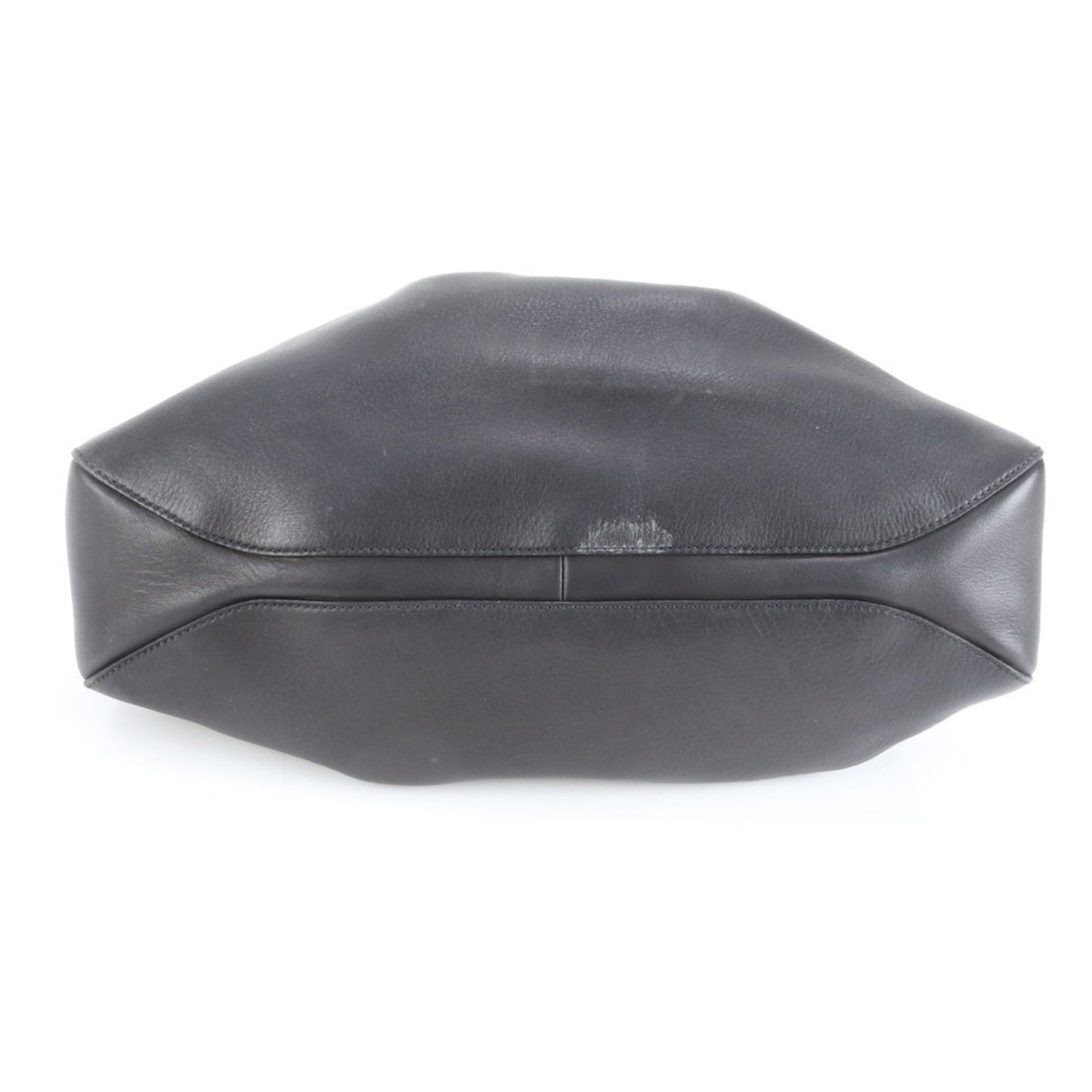 Gucci Black Leather Pouch Tote Bag