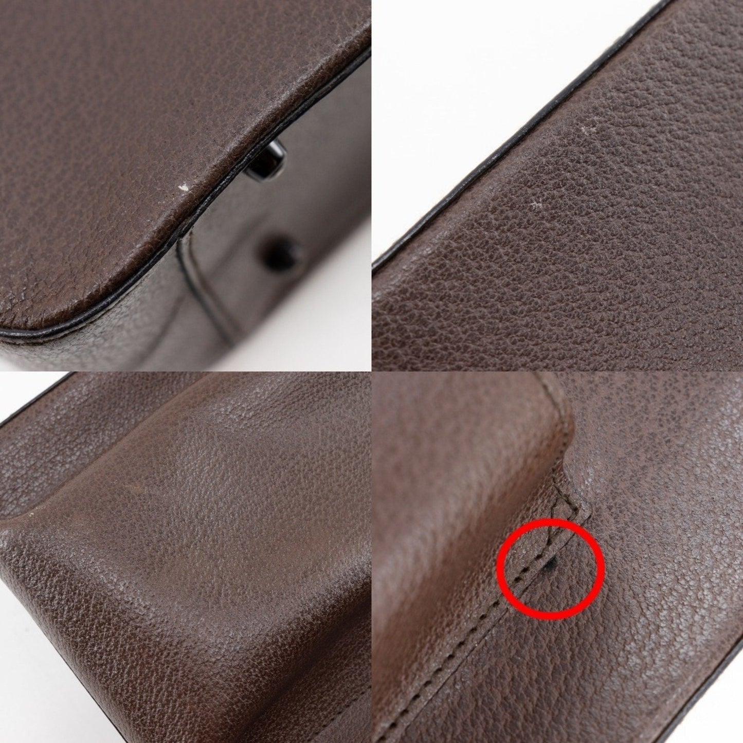 Gucci Brown Leather Handbag