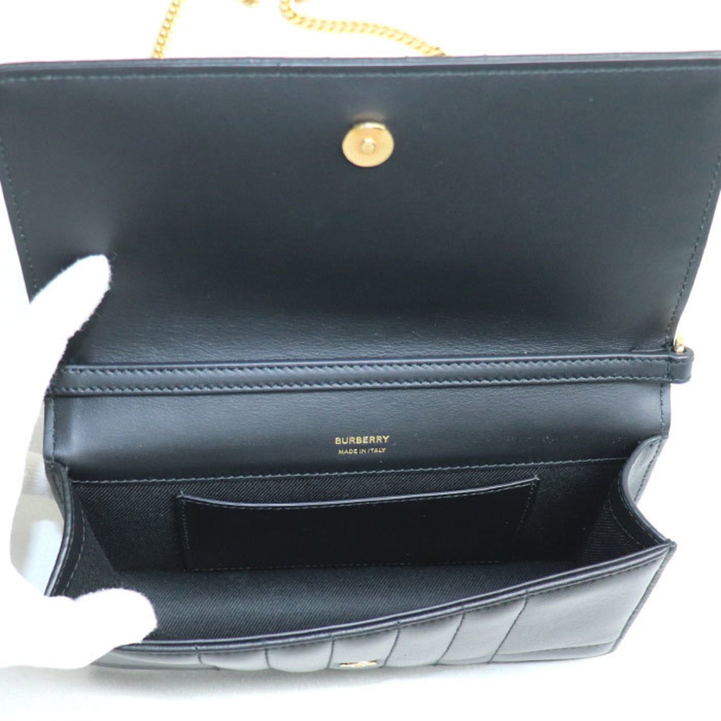 Burberry Shoulder Bag Leather Black Shoulder Bag 18