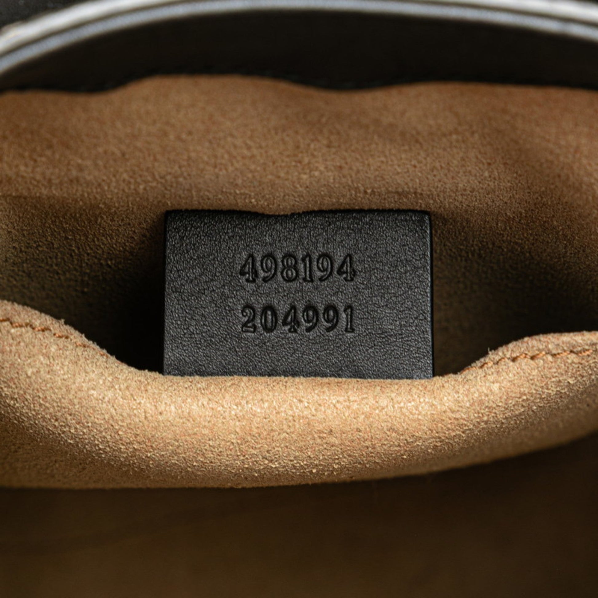 Gucci Beige Black Brown Pvc Leather Backpack