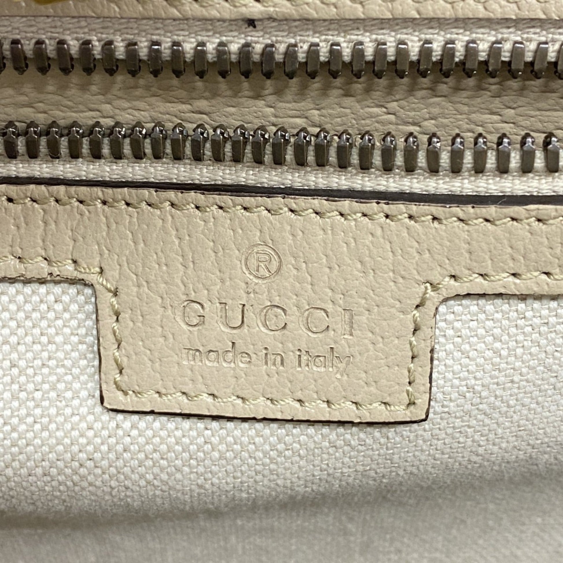 Gucci Beige Pvc Tote Bag