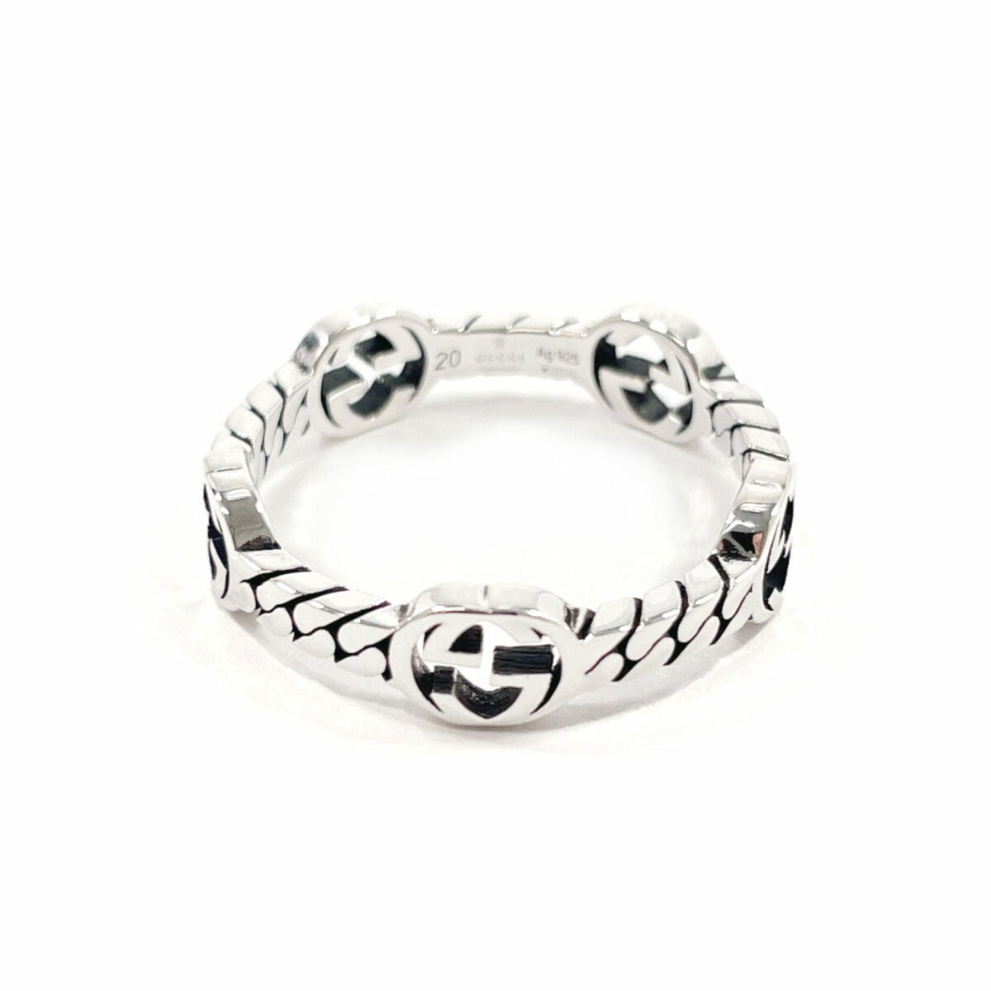 Gucci Silver Silver 925 Band Ring