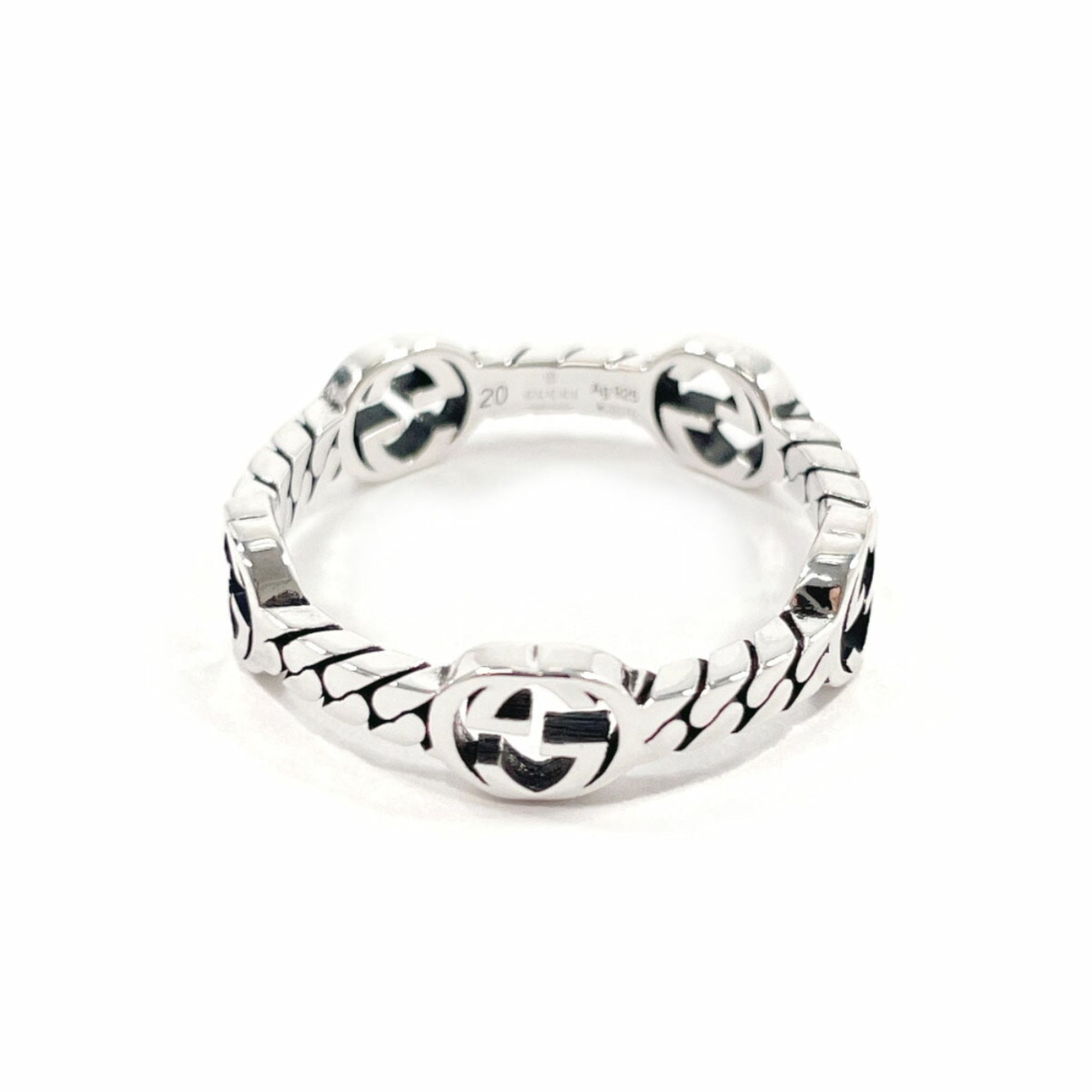 Gucci Silver Silver 925 Band Ring
