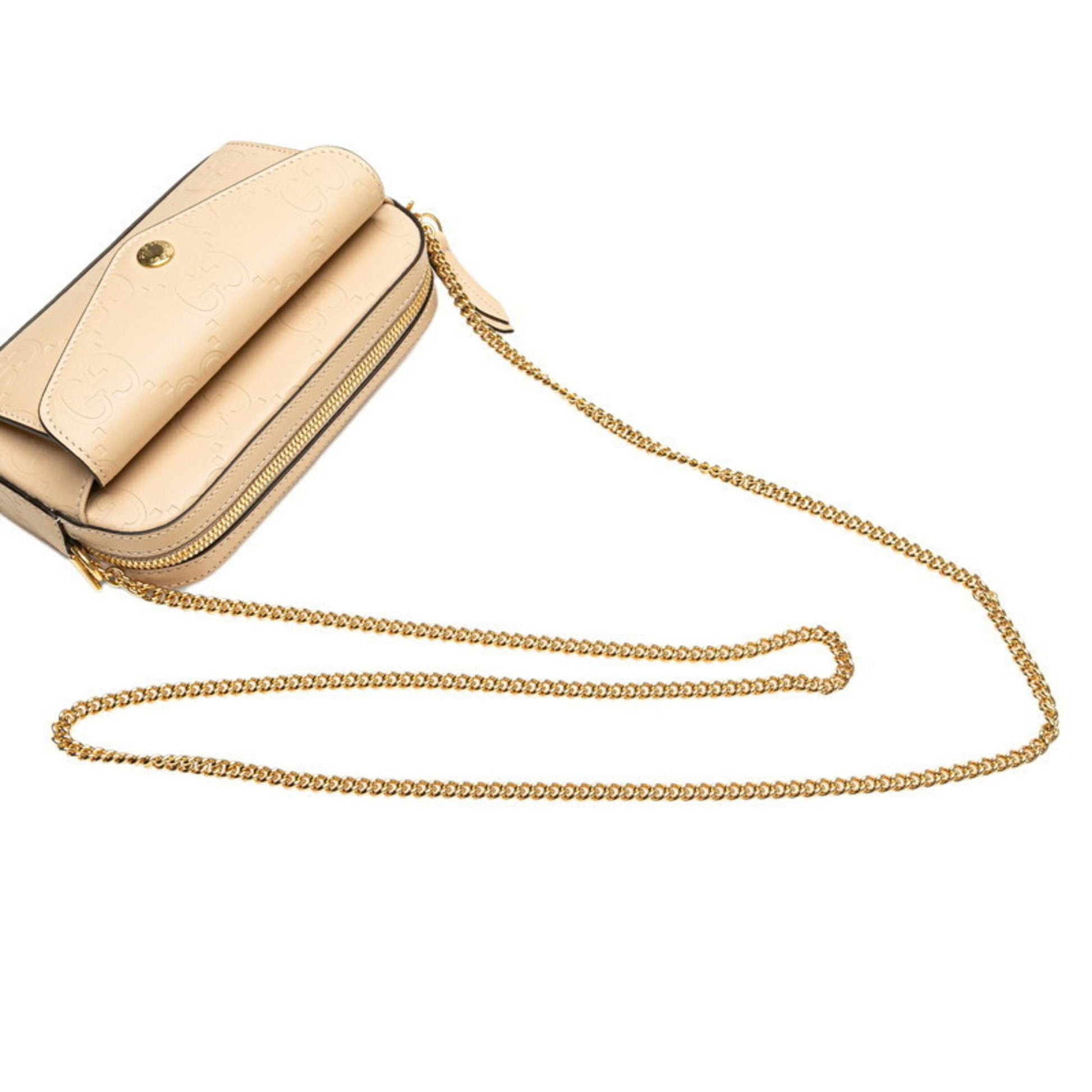 Gucci Beige Leather Shoulder Bag