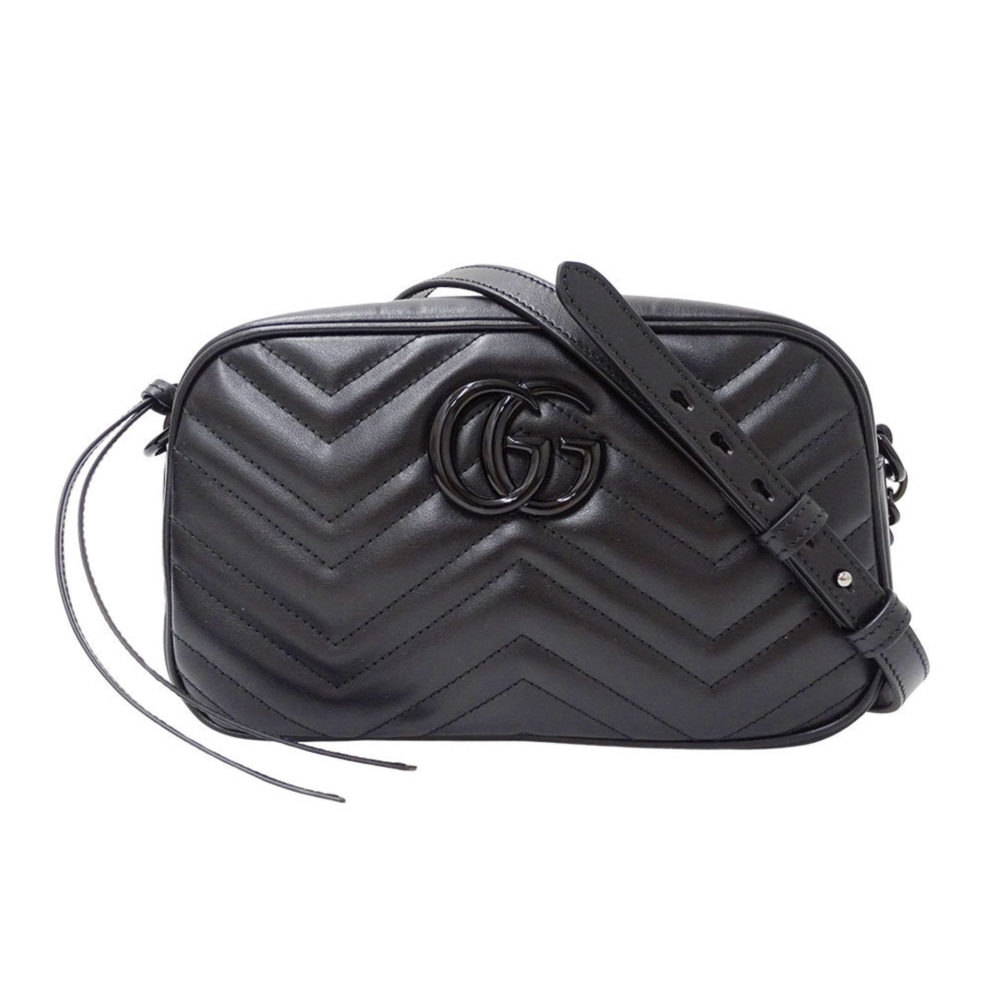 Gucci Black Leather Shoulder Bag