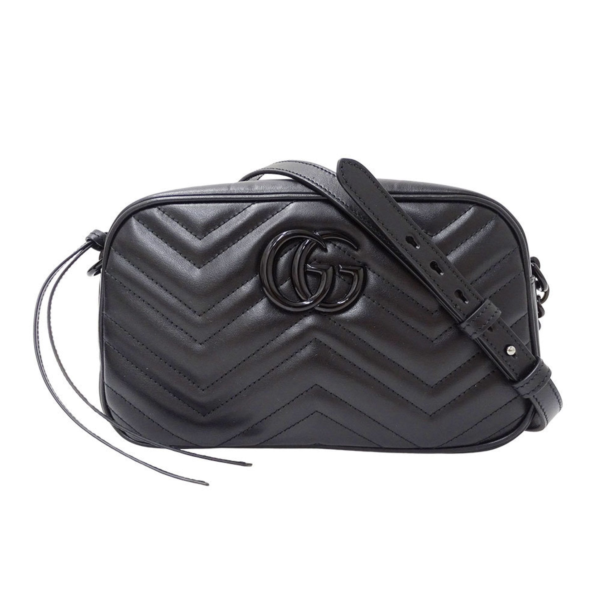 Gucci Black Leather Shoulder Bag