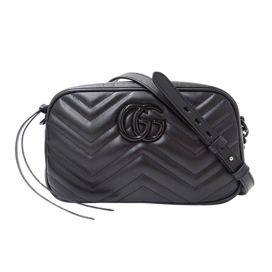 Gucci Black Leather Shoulder Bag