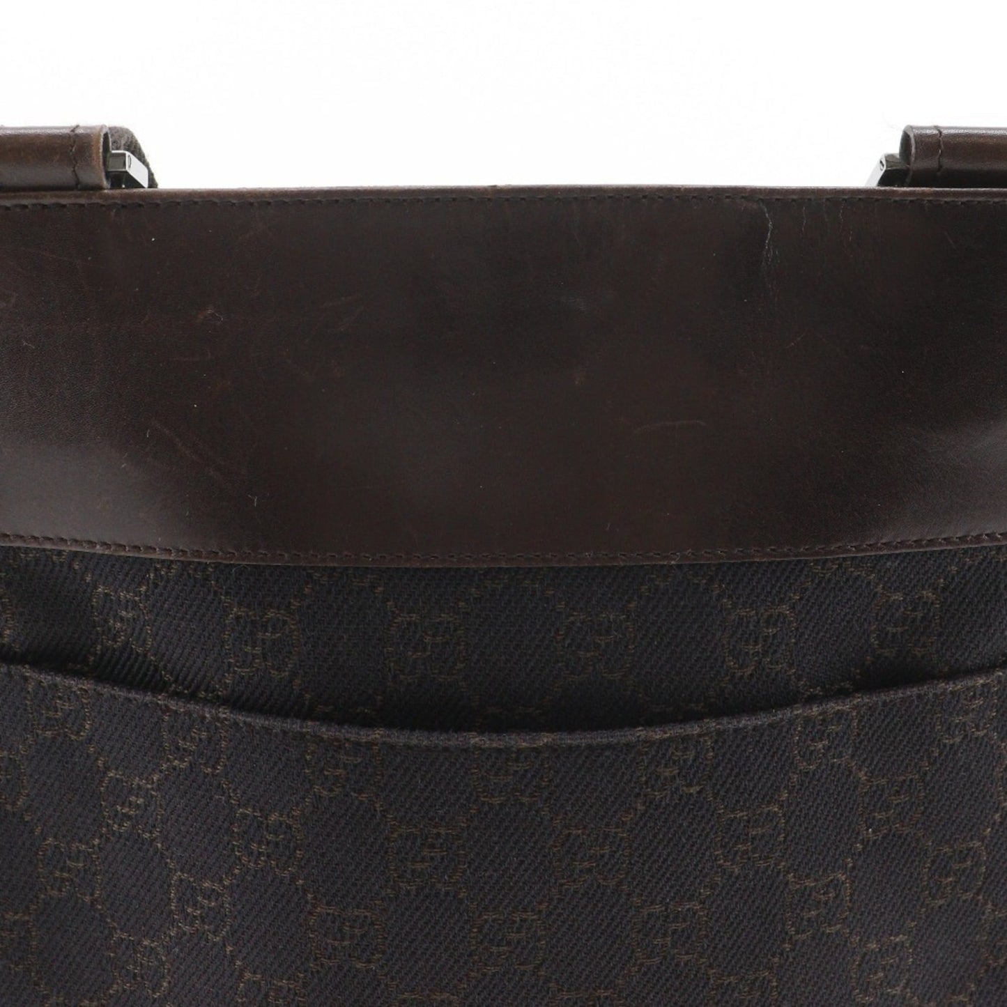 Gucci Brown Gg Canvas Shoulder Bag