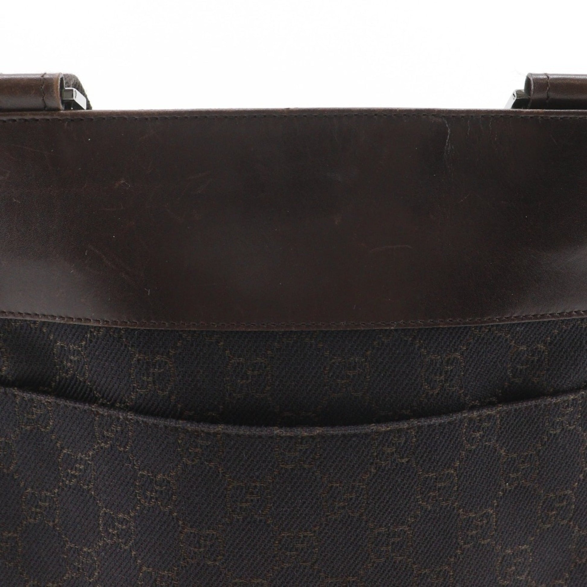 Gucci Brown Gg Canvas Shoulder Bag